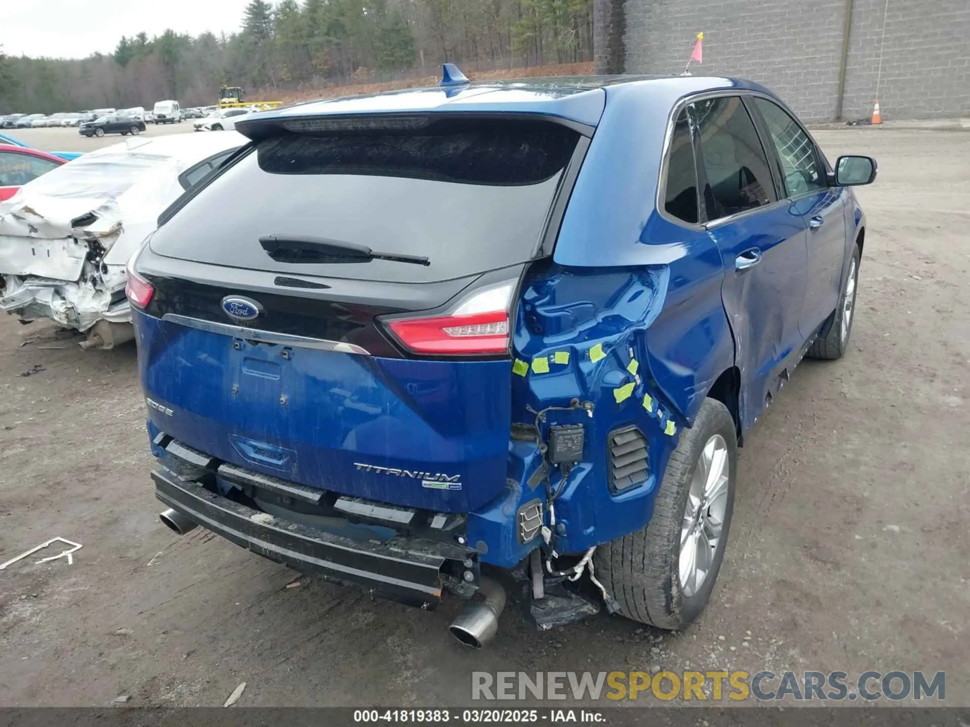 4 fotografías del automóvil dañado 2FMPK4K9XLBA53394 FORD EDGE 2020