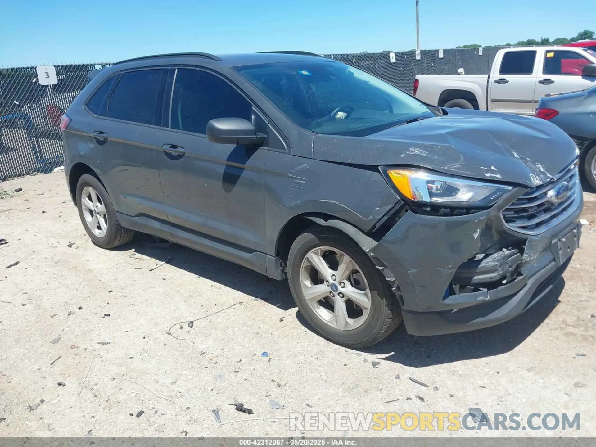 1 fotografías del automóvil dañado 2FMPK3G99MBA26188 FORD EDGE 2021