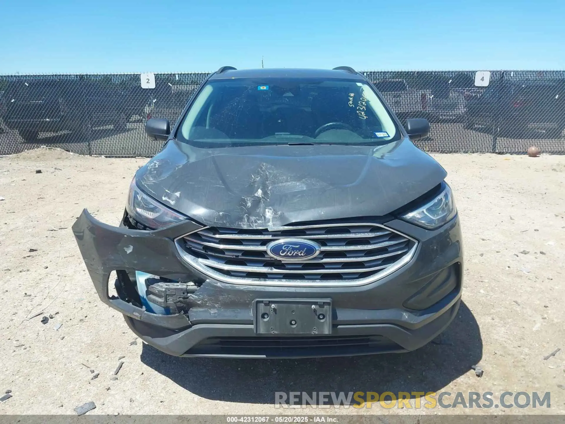 12 fotografías del automóvil dañado 2FMPK3G99MBA26188 FORD EDGE 2021