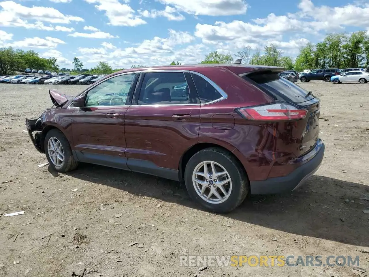 2 fotografías del automóvil dañado 2FMPK3J94MBA07315 FORD EDGE 2021