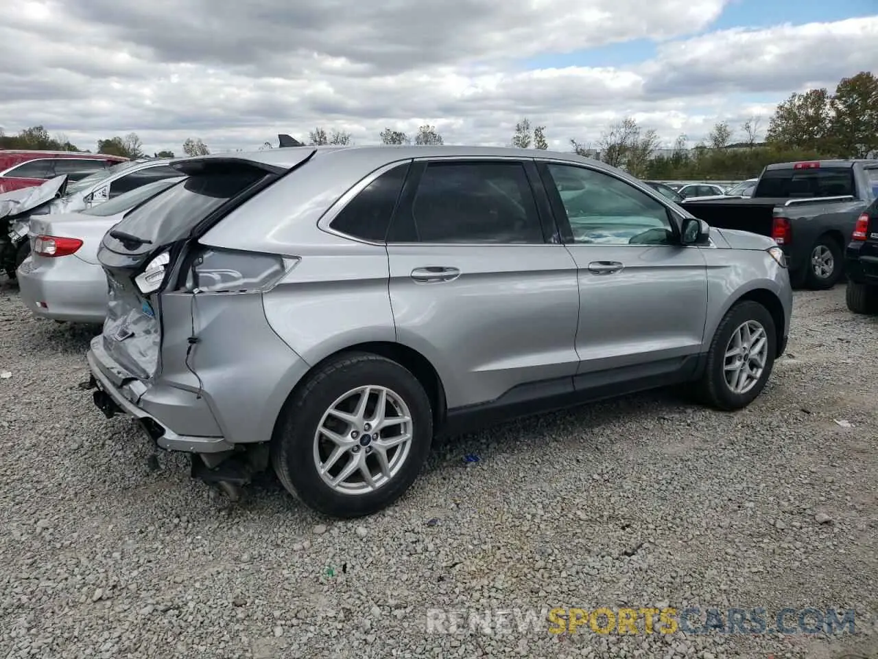 3 fotografías del automóvil dañado 2FMPK3J97MBA02626 FORD EDGE 2021