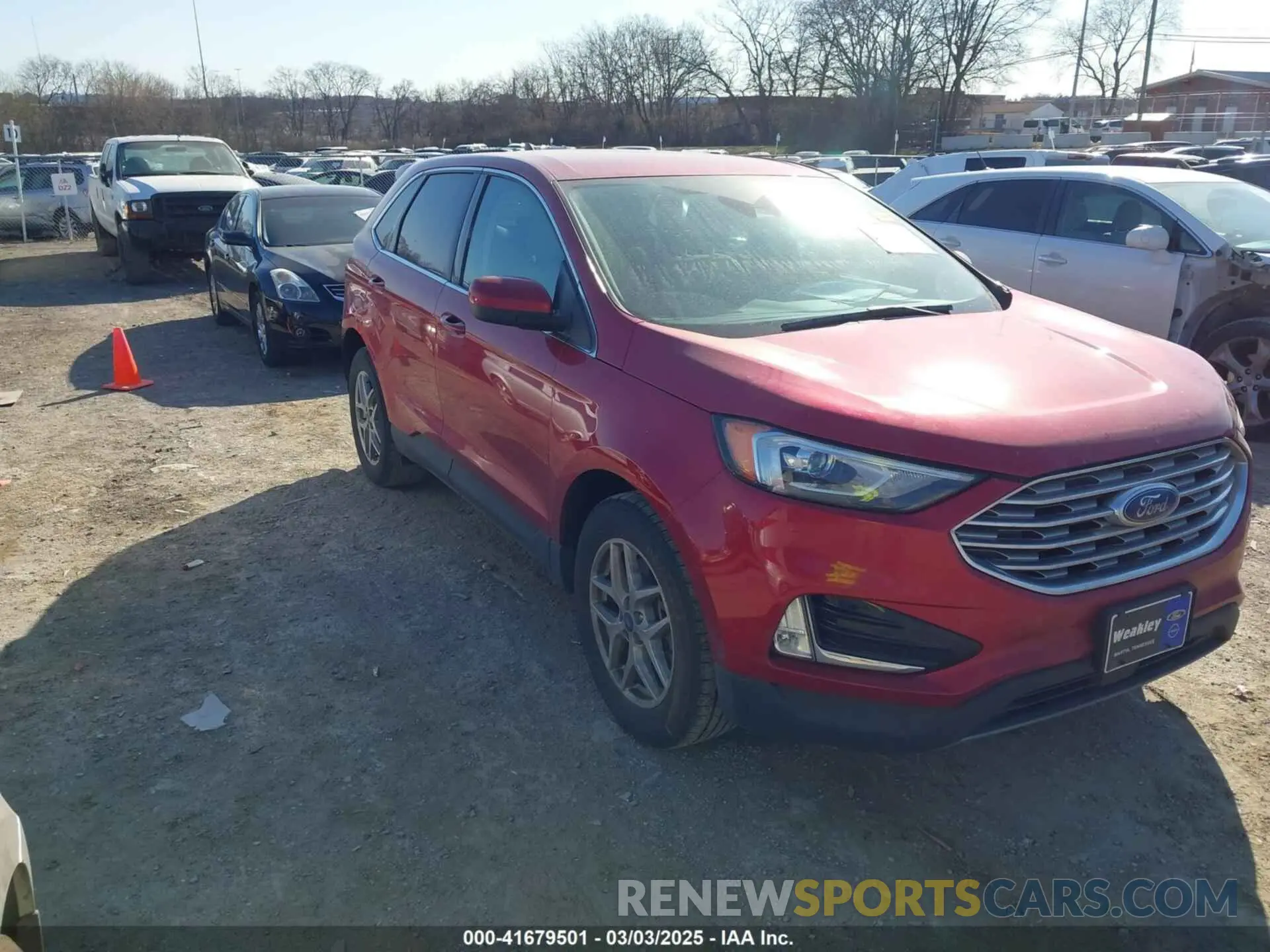 1 fotografías del automóvil dañado 2FMPK3J97MBA08961 FORD EDGE 2021