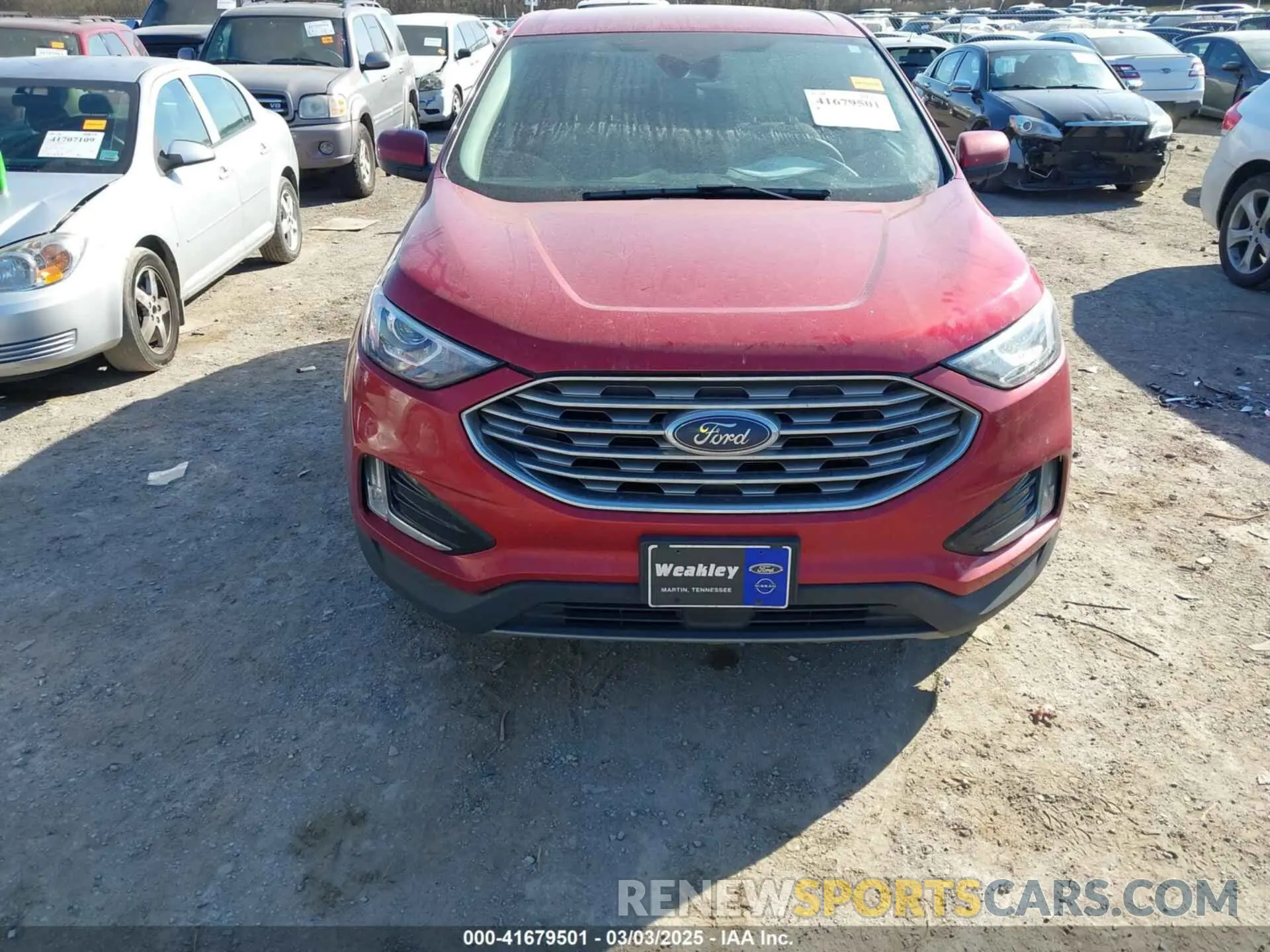 13 fotografías del automóvil dañado 2FMPK3J97MBA08961 FORD EDGE 2021