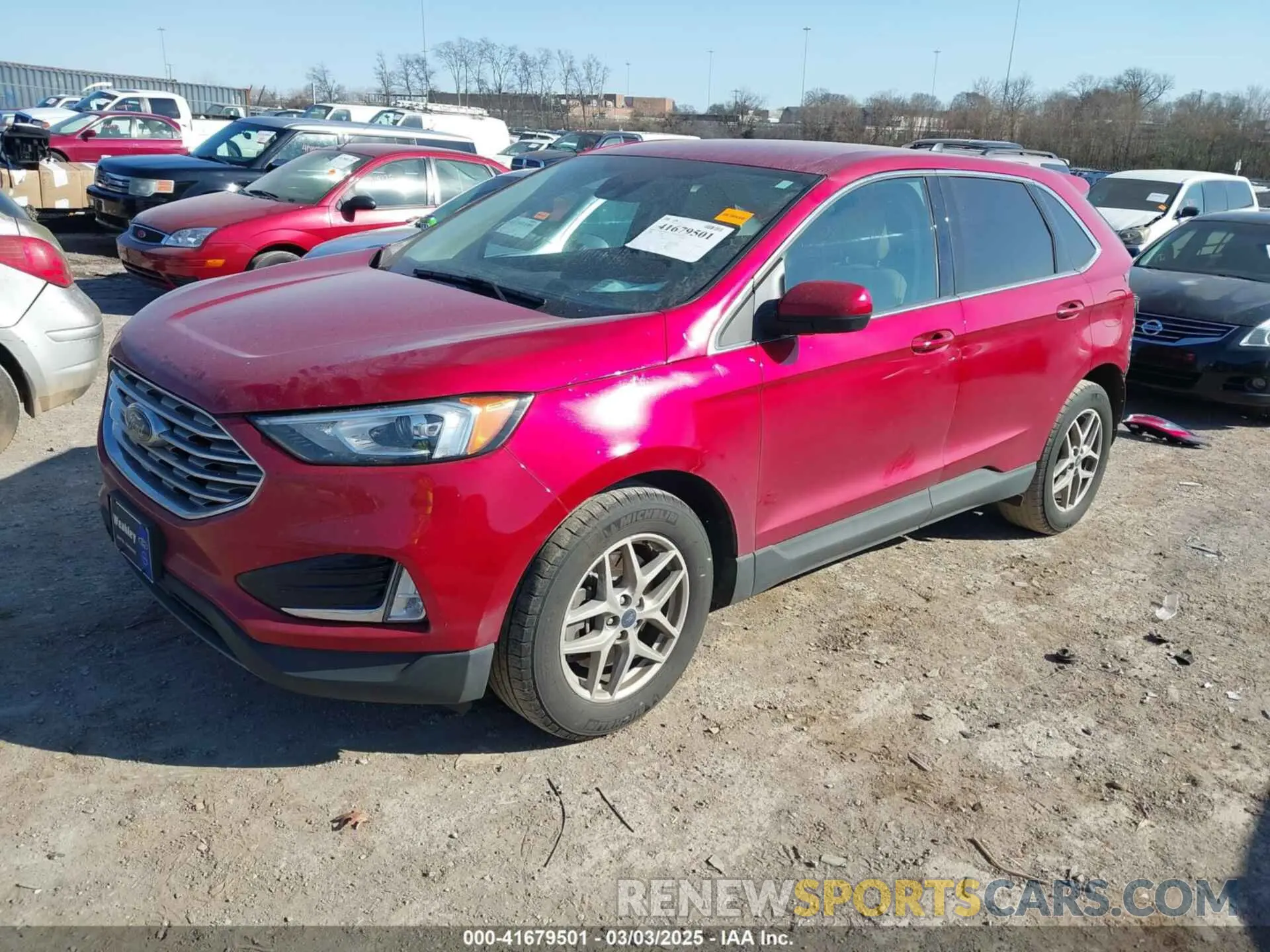 2 fotografías del automóvil dañado 2FMPK3J97MBA08961 FORD EDGE 2021