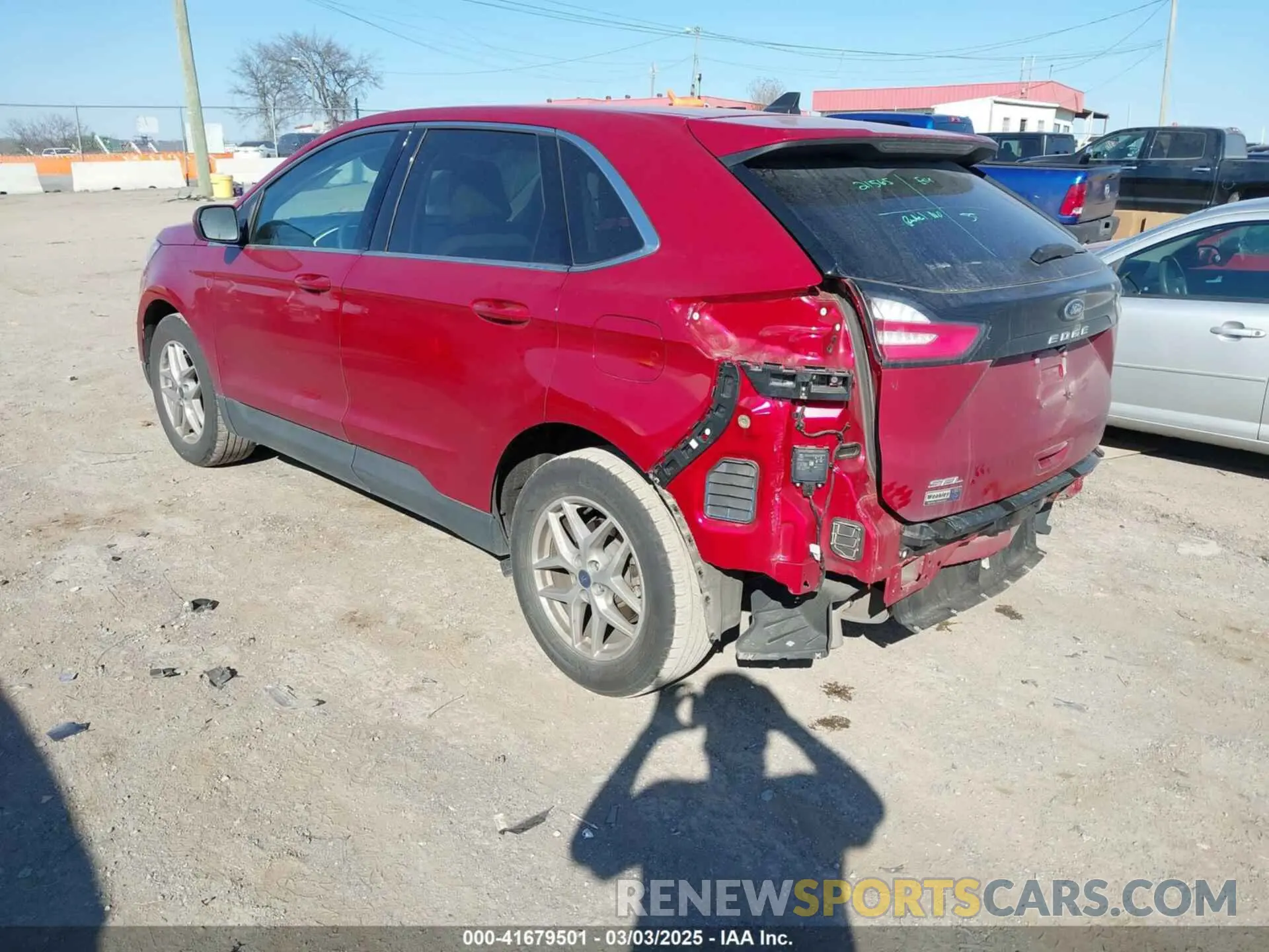 3 fotografías del automóvil dañado 2FMPK3J97MBA08961 FORD EDGE 2021