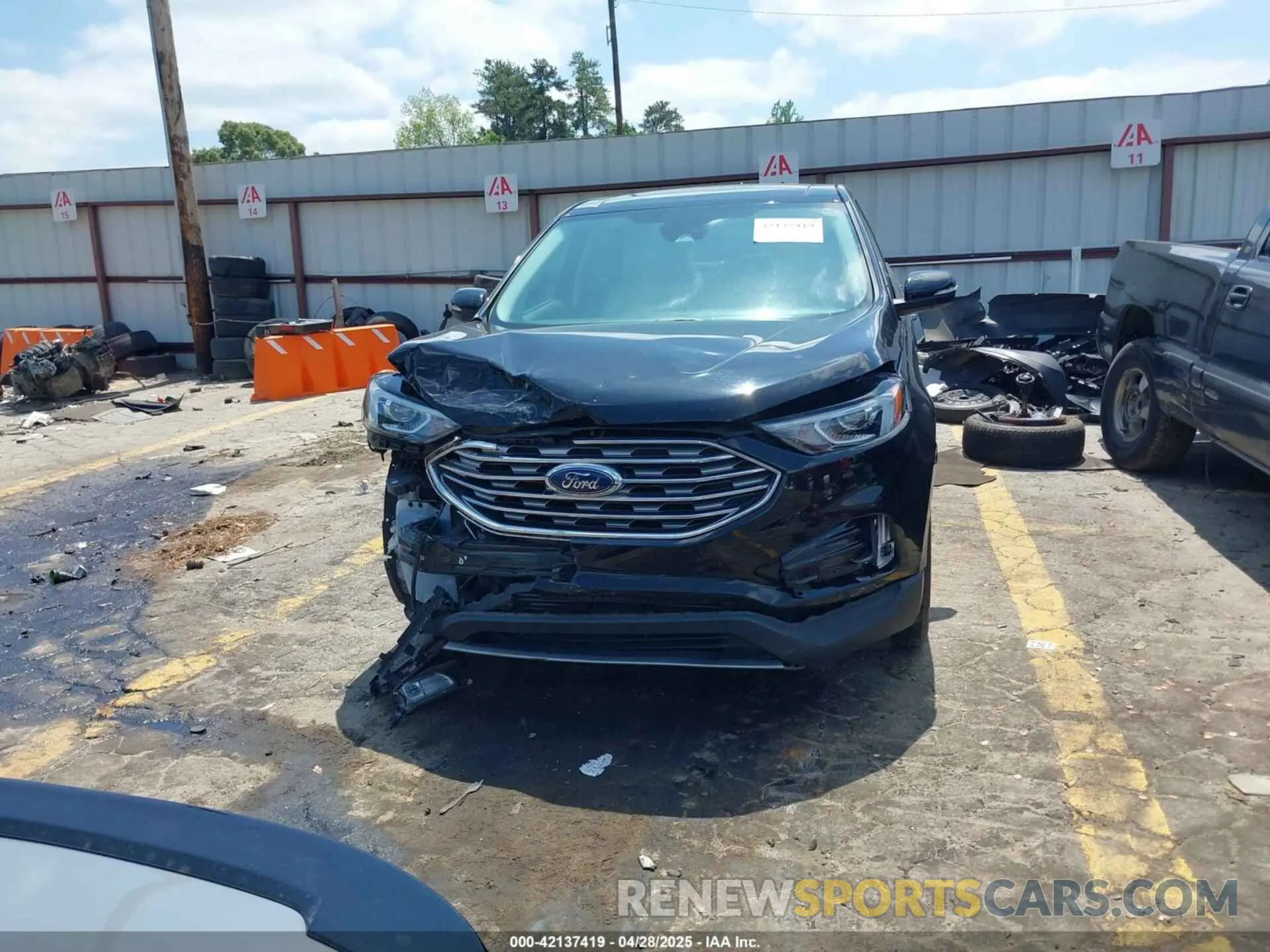 12 fotografías del automóvil dañado 2FMPK3K96MBA16046 FORD EDGE 2021