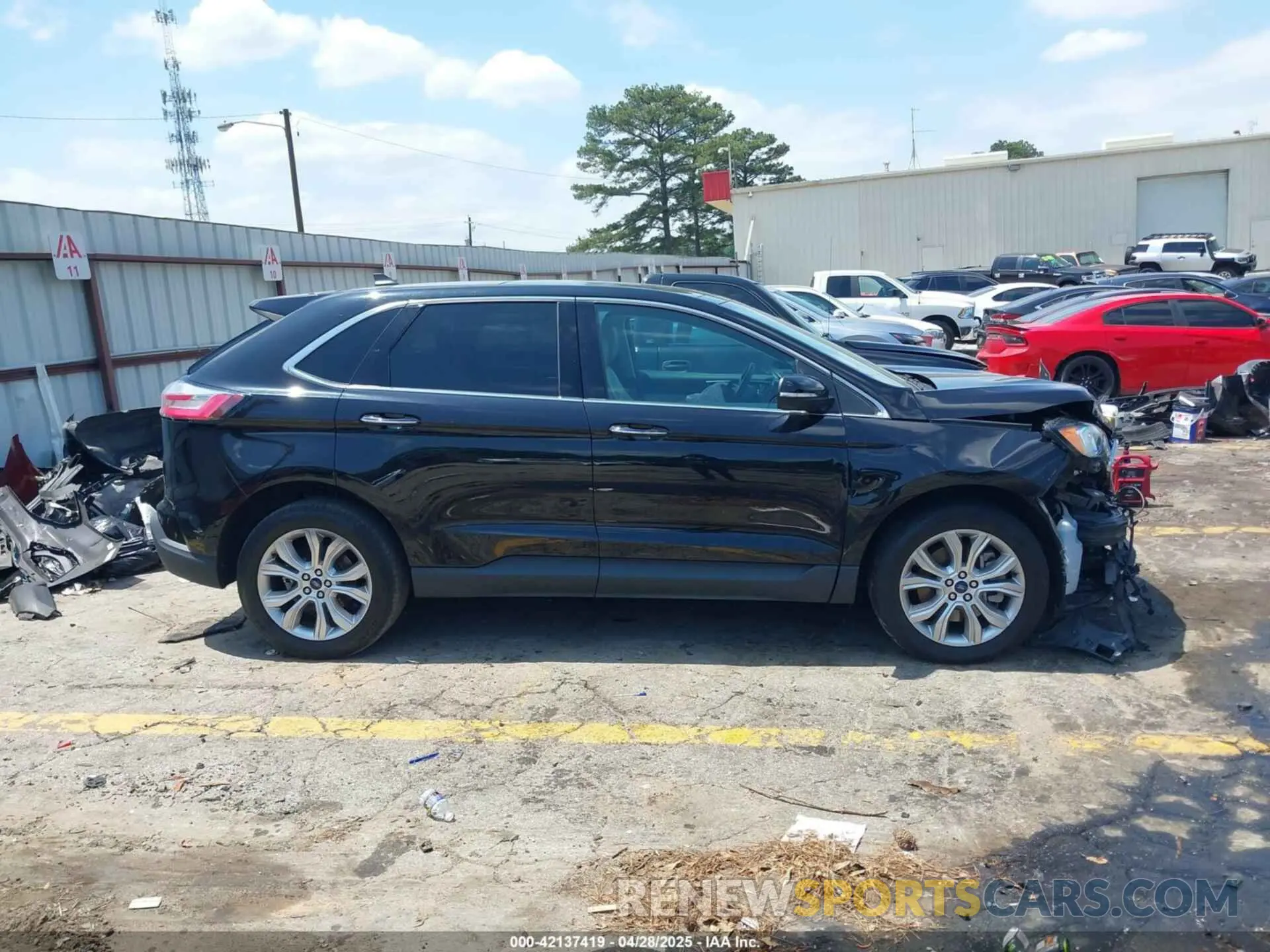 13 fotografías del automóvil dañado 2FMPK3K96MBA16046 FORD EDGE 2021