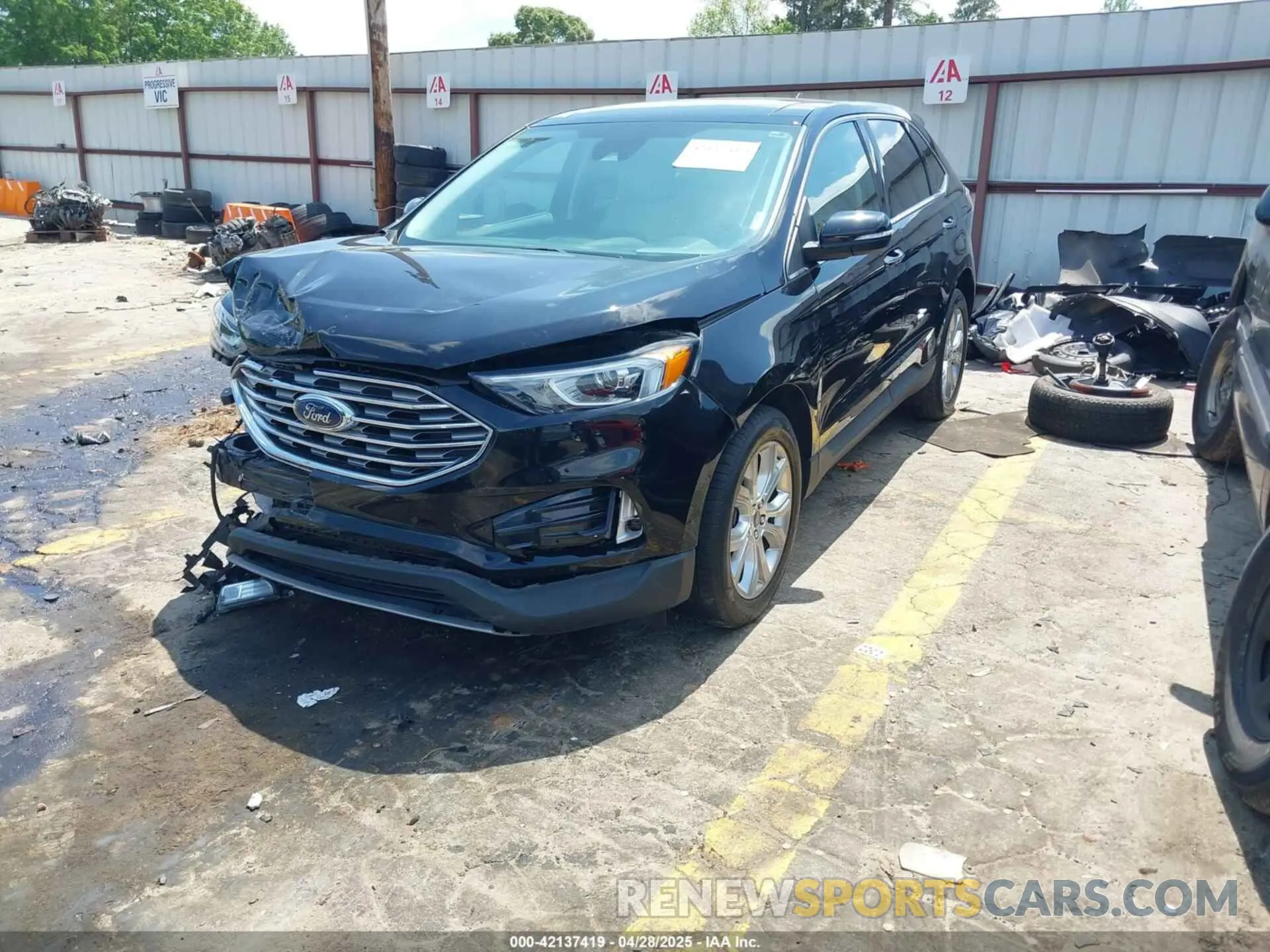 2 fotografías del automóvil dañado 2FMPK3K96MBA16046 FORD EDGE 2021