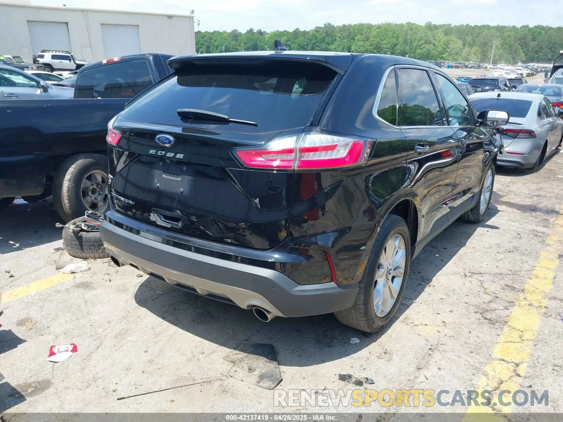 4 fotografías del automóvil dañado 2FMPK3K96MBA16046 FORD EDGE 2021
