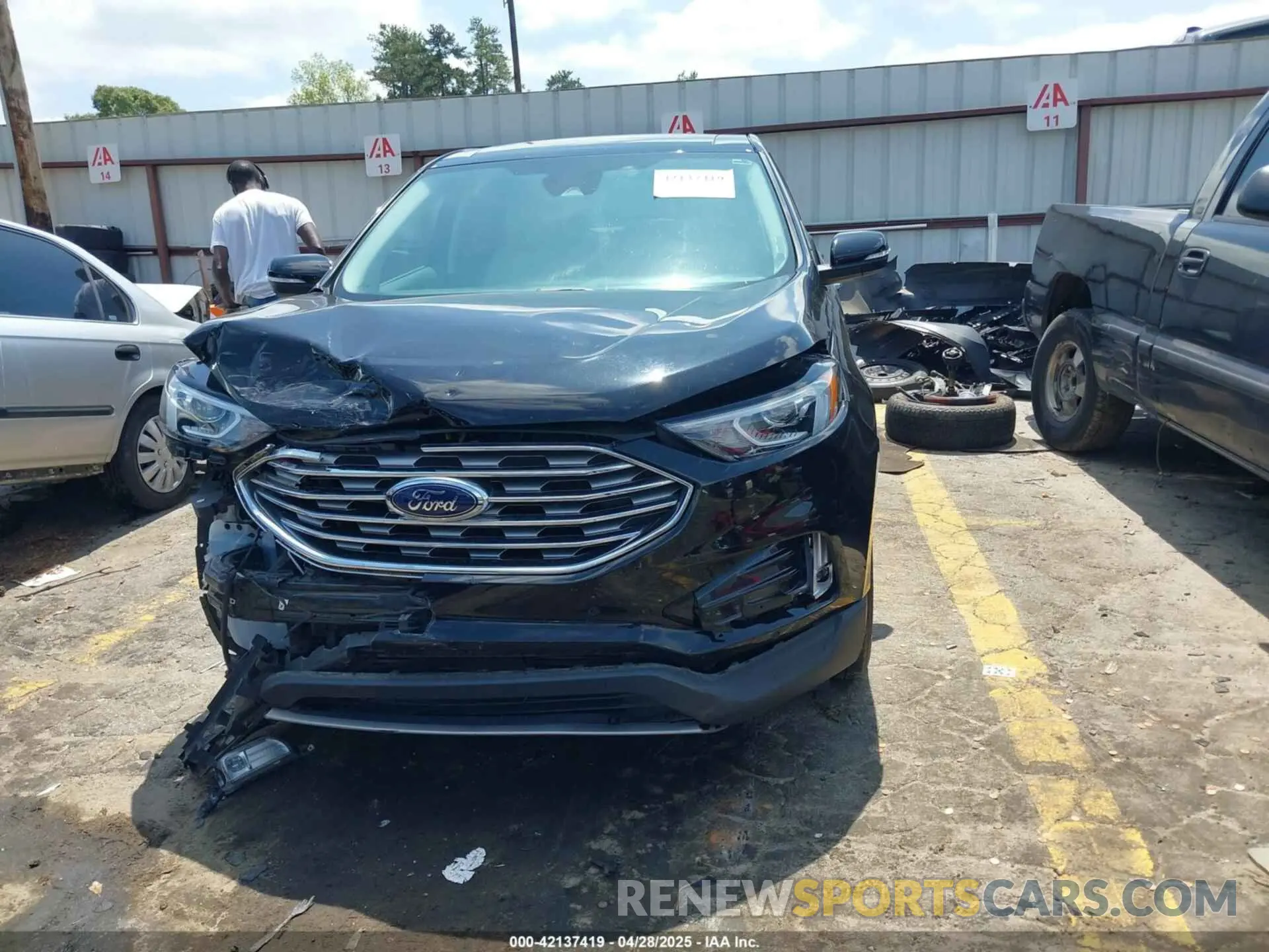 6 fotografías del automóvil dañado 2FMPK3K96MBA16046 FORD EDGE 2021