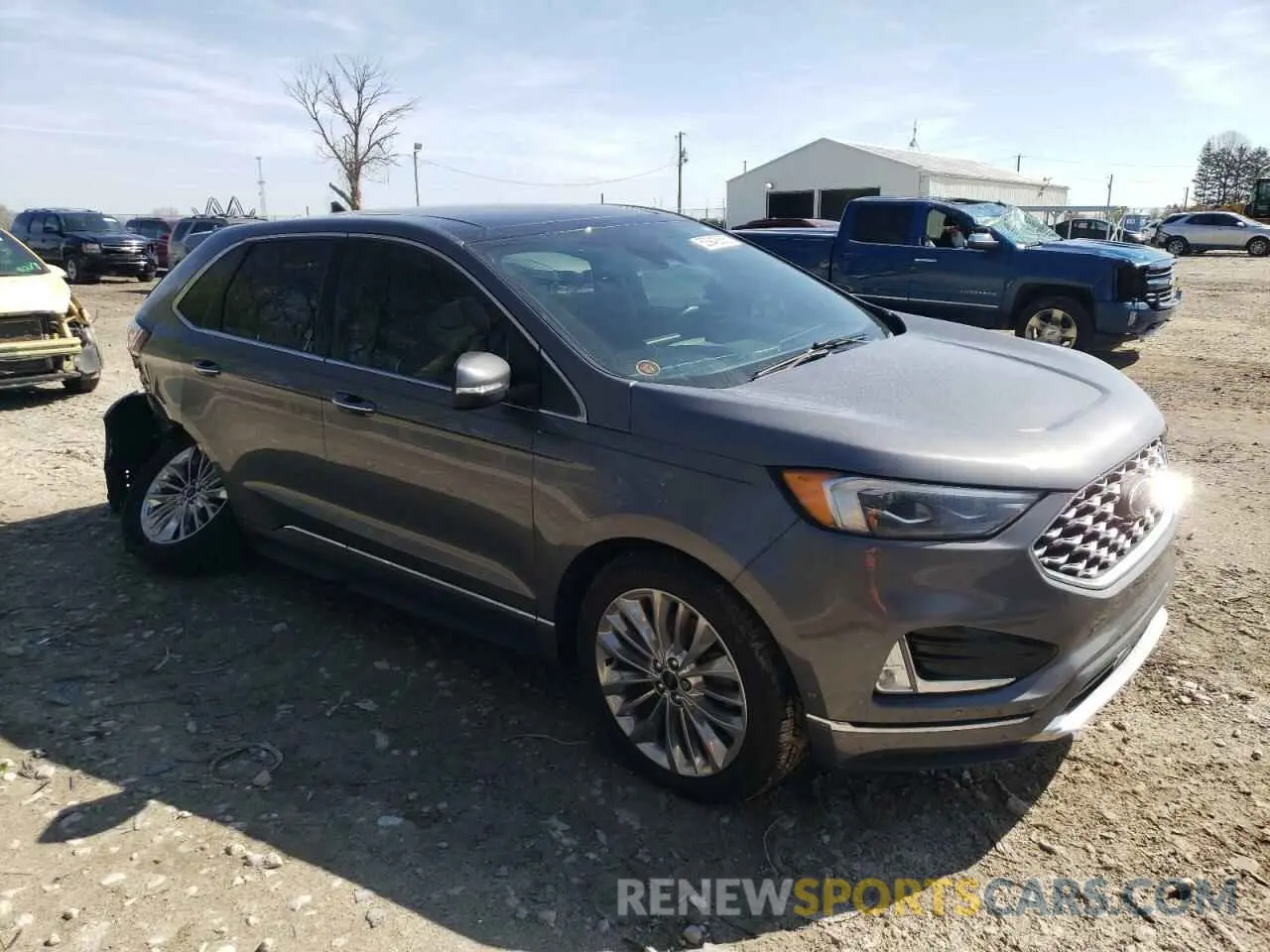4 fotografías del automóvil dañado 2FMPK3K98MBA45354 FORD EDGE 2021