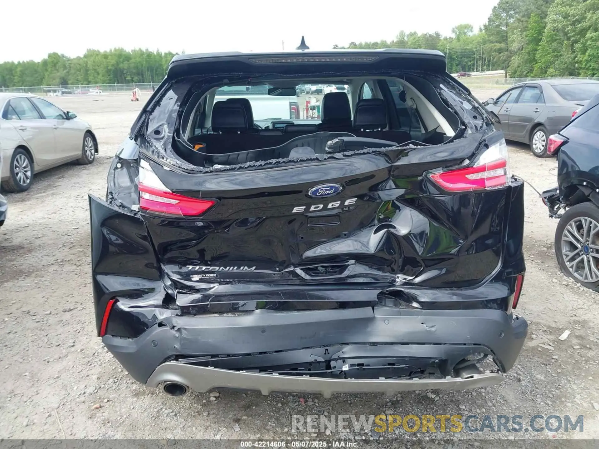 6 fotografías del automóvil dañado 2FMPK3K99MBA16882 FORD EDGE 2021