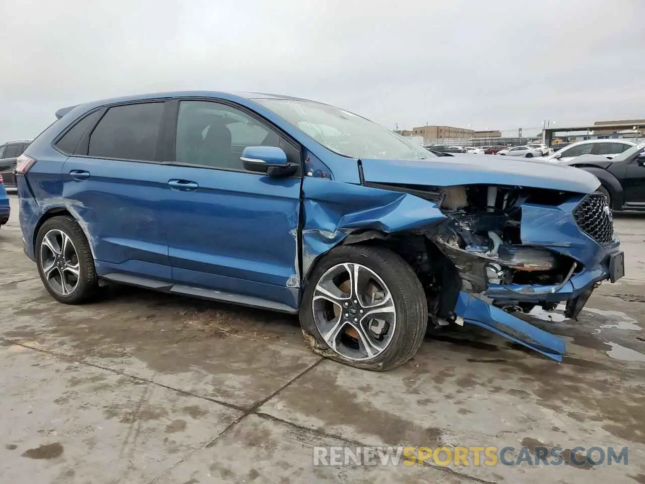 4 fotografías del automóvil dañado 2FMPK4AP8MBA35722 FORD EDGE 2021