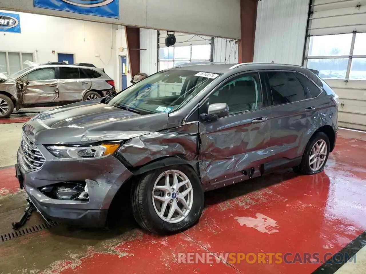 1 fotografías del automóvil dañado 2FMPK4J90MBA02554 FORD EDGE 2021