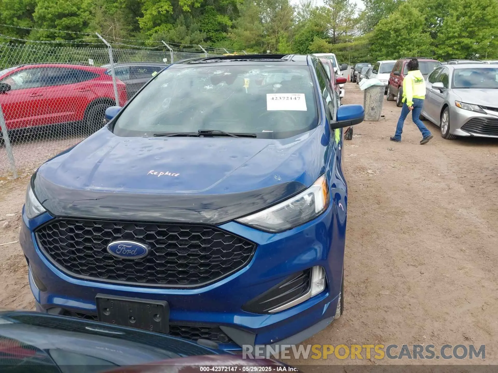 13 fotografías del automóvil dañado 2FMPK4J91MBA52346 FORD EDGE 2021