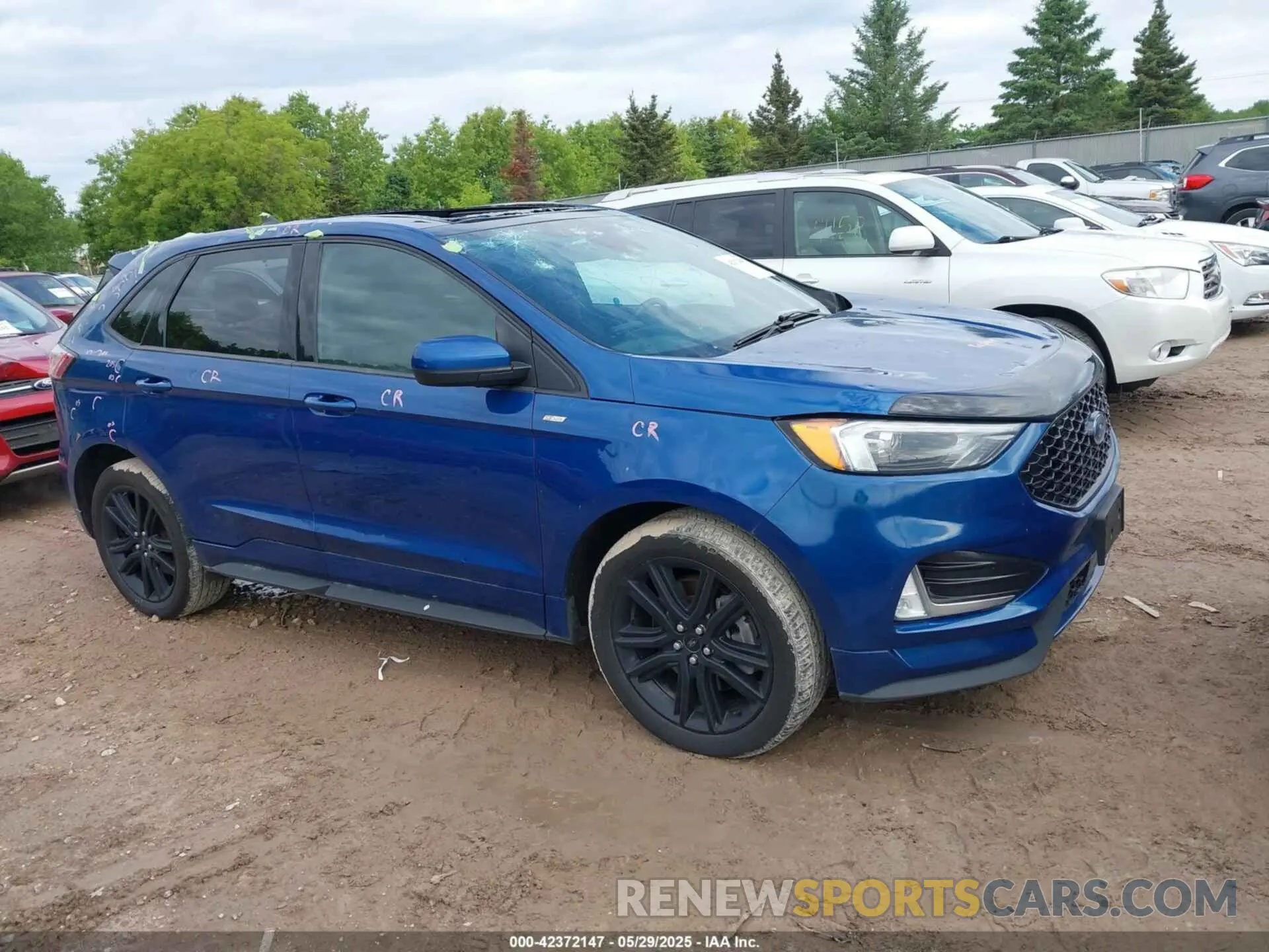 14 fotografías del automóvil dañado 2FMPK4J91MBA52346 FORD EDGE 2021