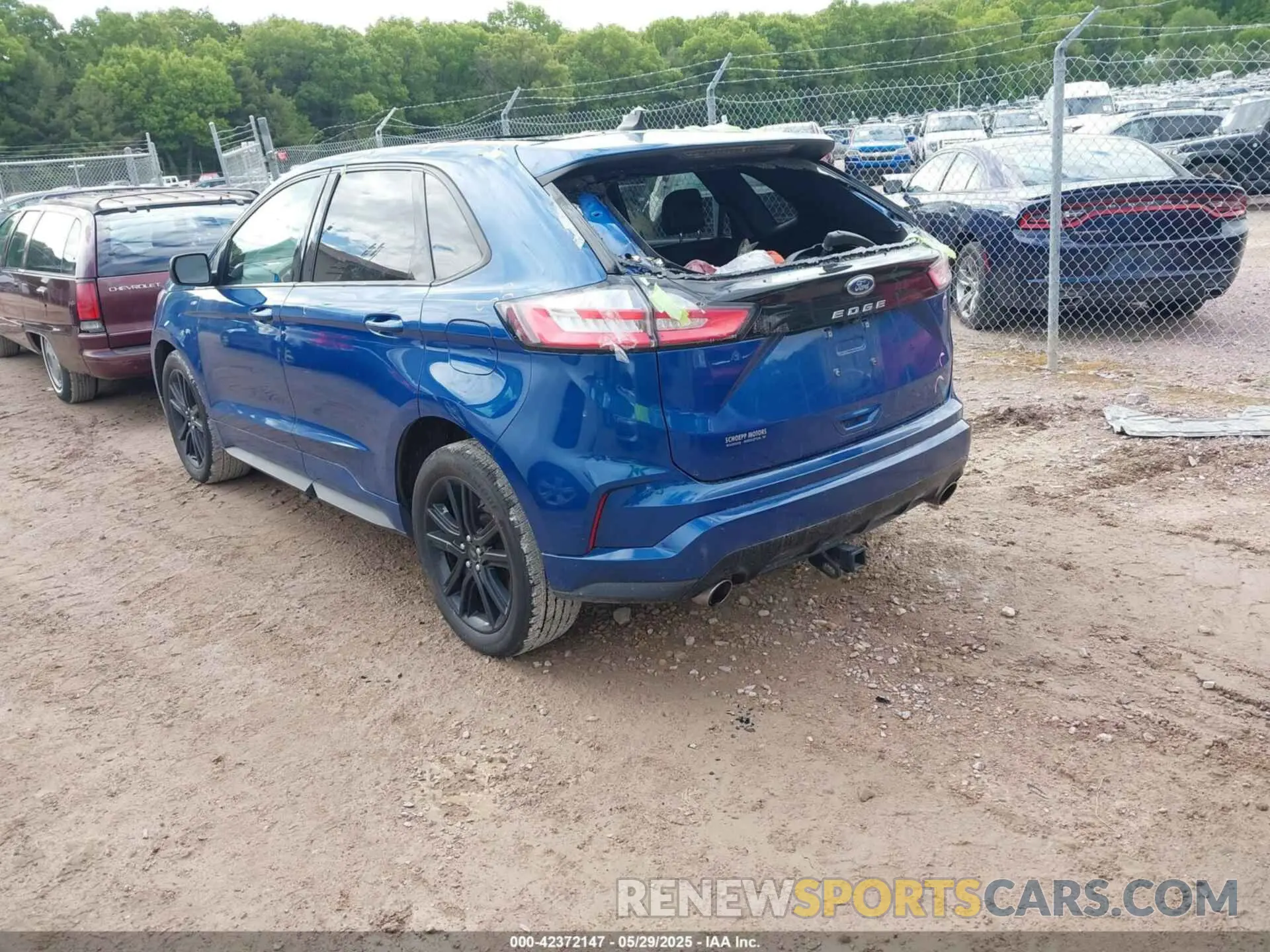 3 fotografías del automóvil dañado 2FMPK4J91MBA52346 FORD EDGE 2021