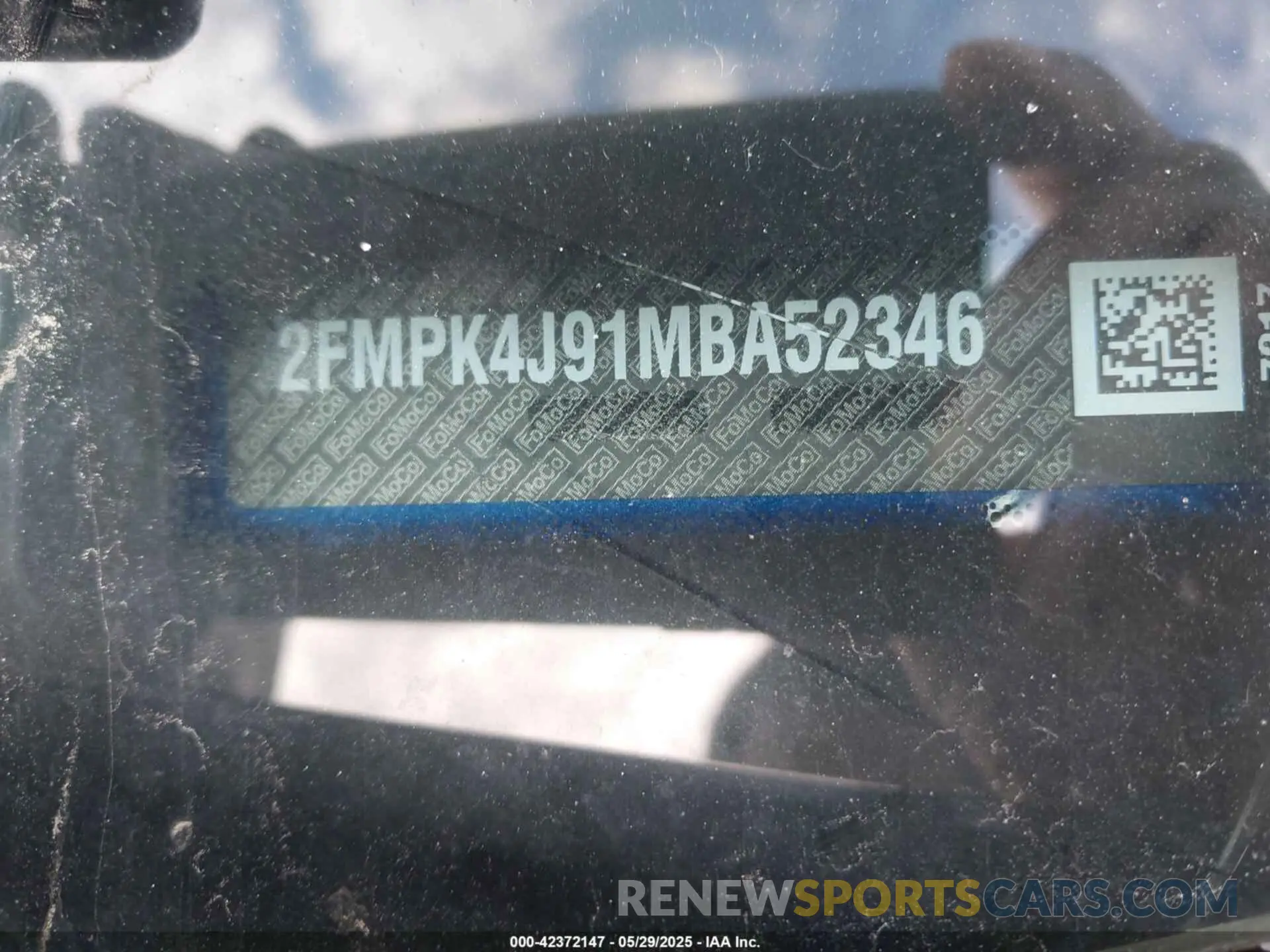 9 fotografías del automóvil dañado 2FMPK4J91MBA52346 FORD EDGE 2021
