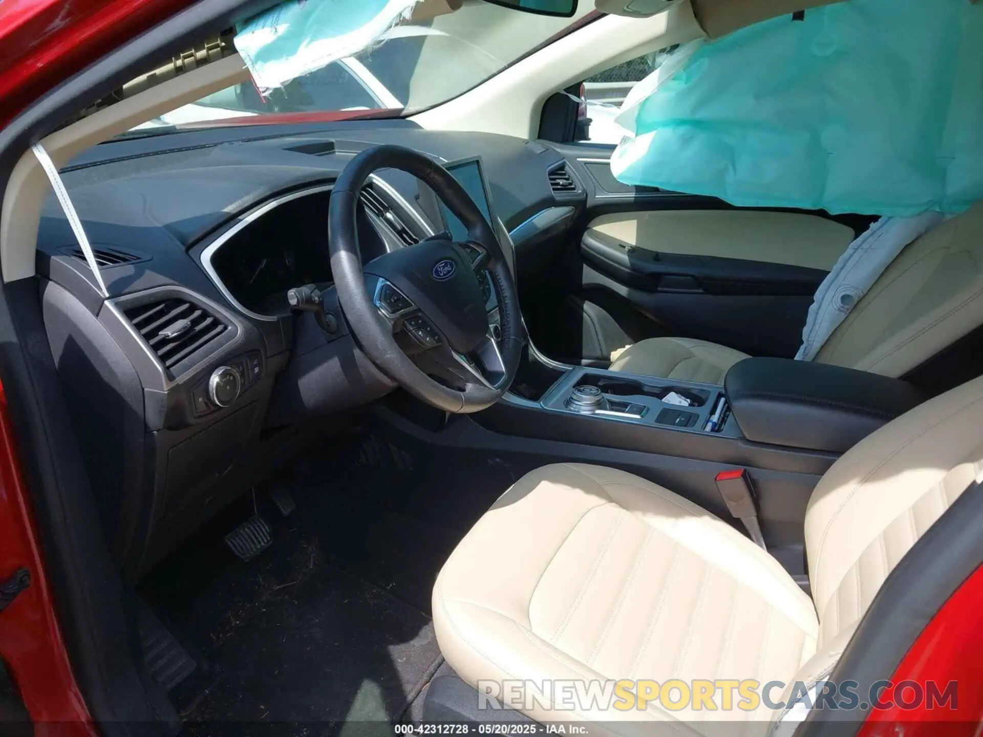5 fotografías del automóvil dañado 2FMPK4J93MBA36567 FORD EDGE 2021