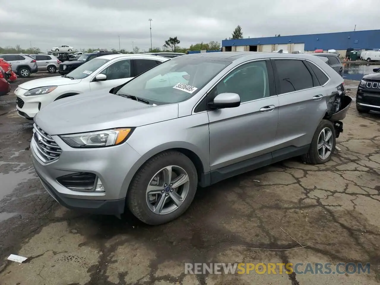 1 fotografías del automóvil dañado 2FMPK4J94MBA33743 FORD EDGE 2021