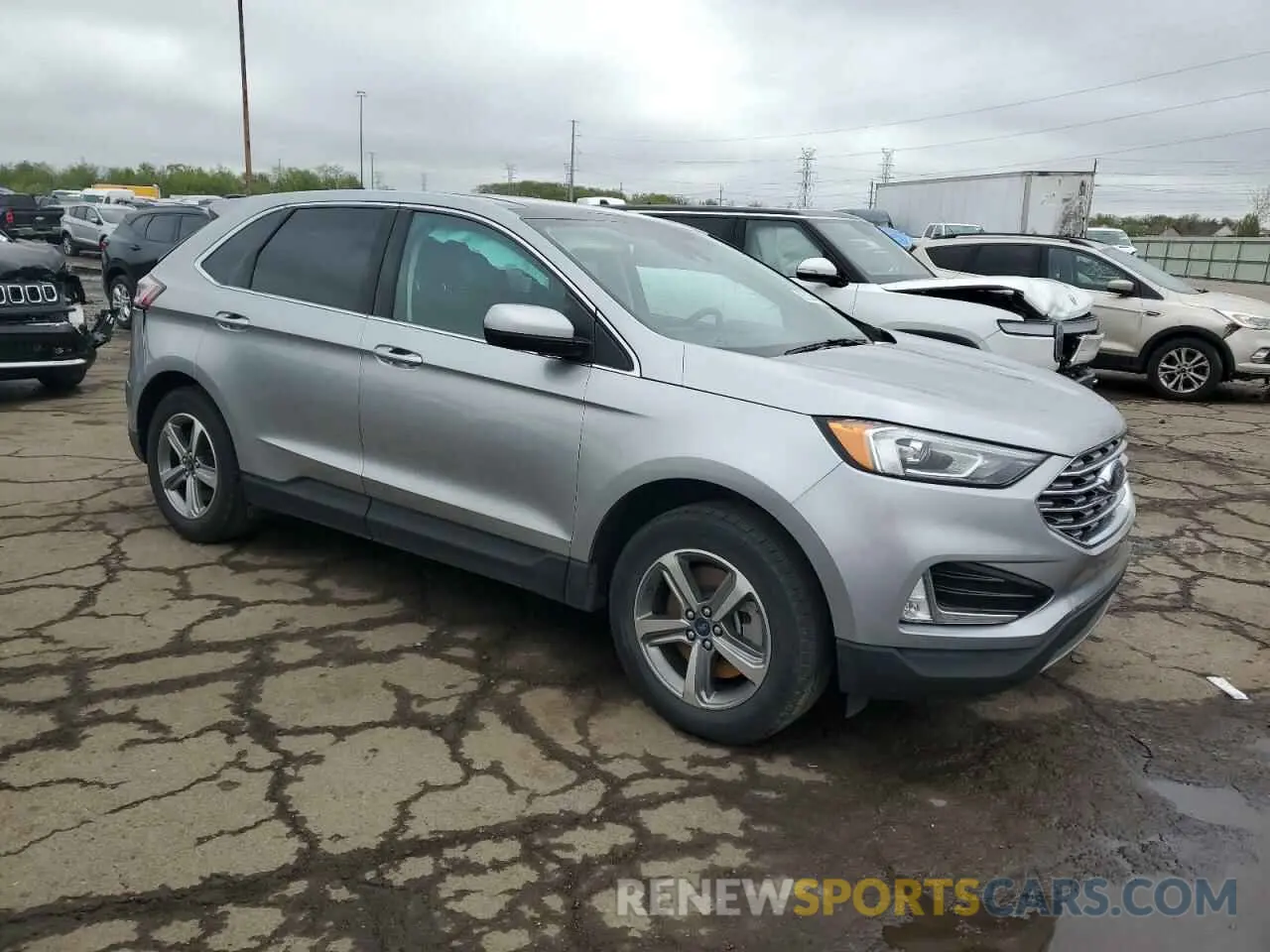 4 fotografías del automóvil dañado 2FMPK4J94MBA33743 FORD EDGE 2021