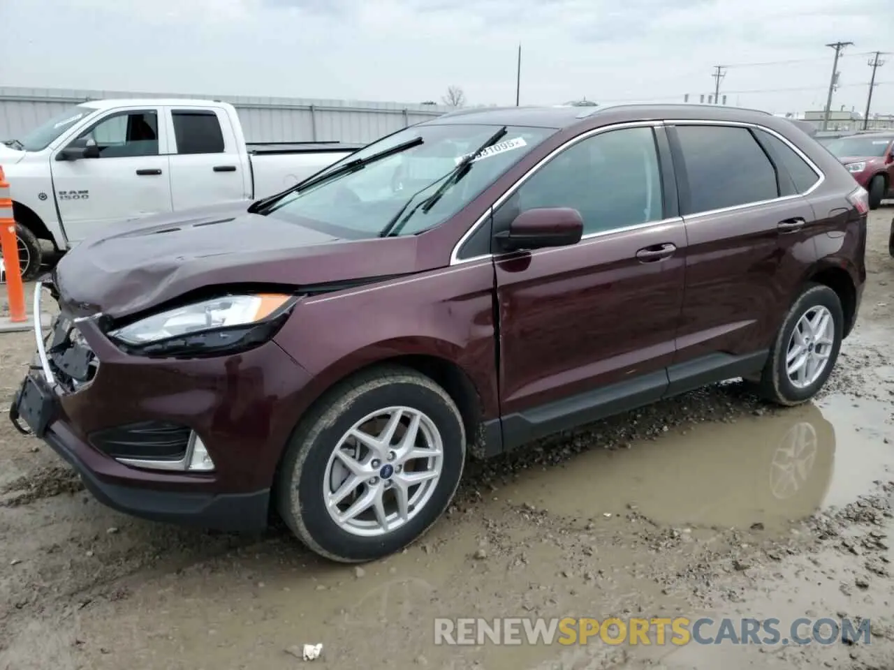 1 fotografías del automóvil dañado 2FMPK4J95MBA03490 FORD EDGE 2021