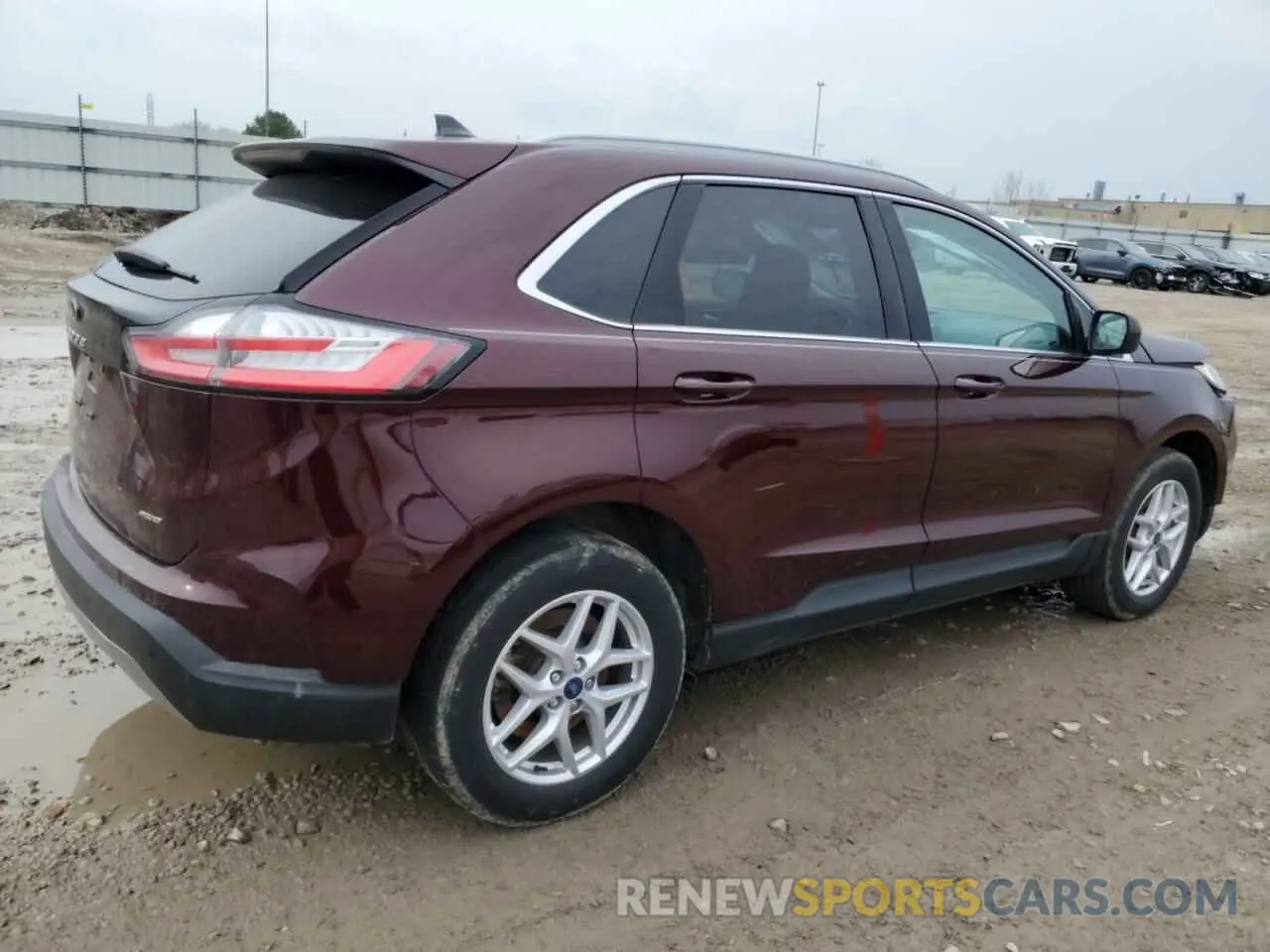 3 fotografías del automóvil dañado 2FMPK4J95MBA03490 FORD EDGE 2021