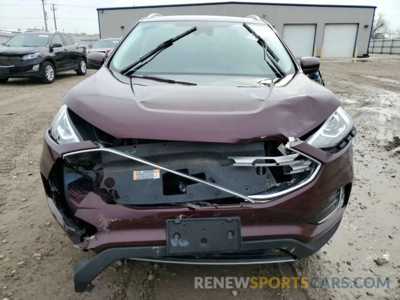 5 fotografías del automóvil dañado 2FMPK4J95MBA03490 FORD EDGE 2021