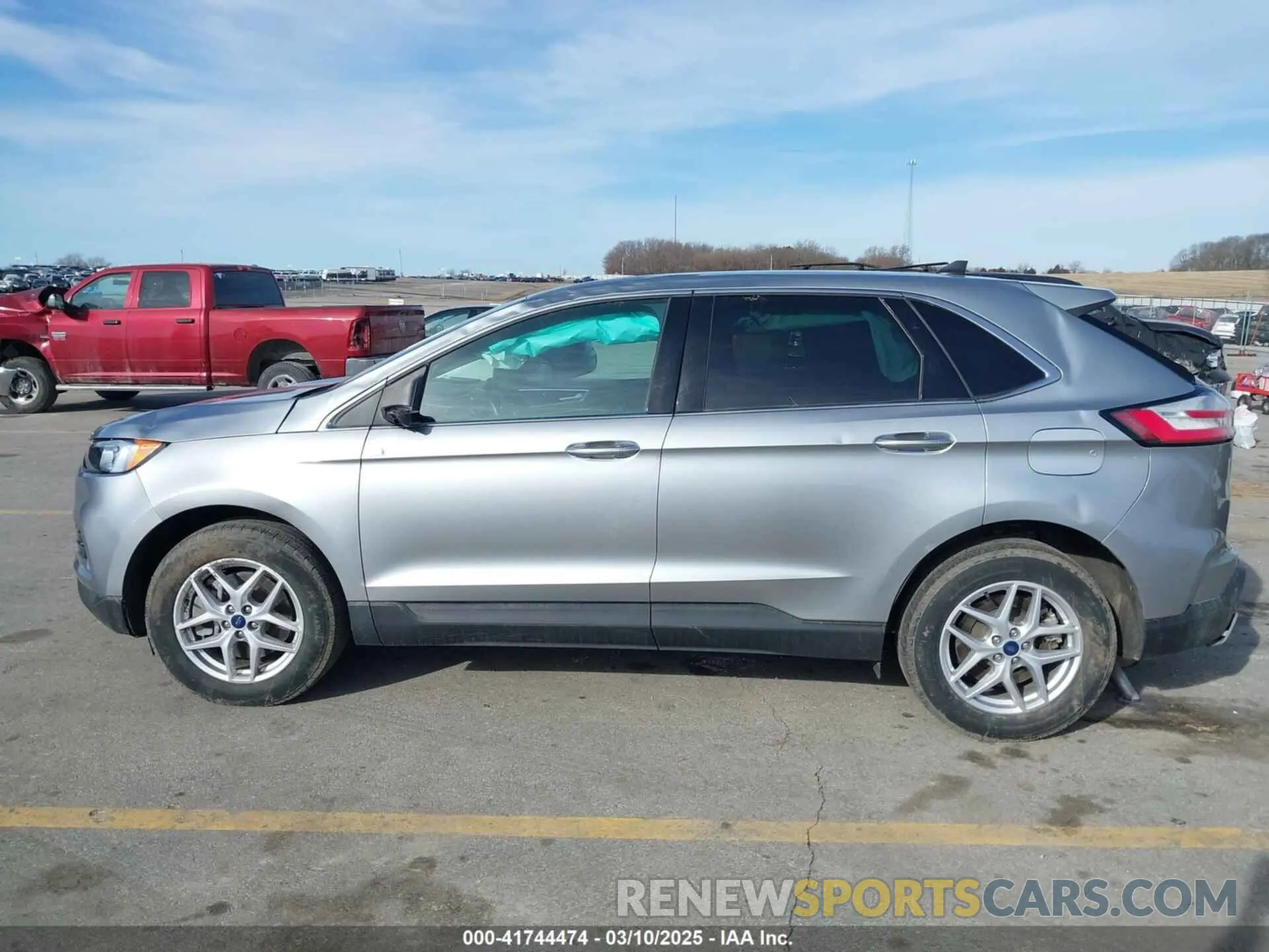 14 fotografías del automóvil dañado 2FMPK4J98MBA35592 FORD EDGE 2021