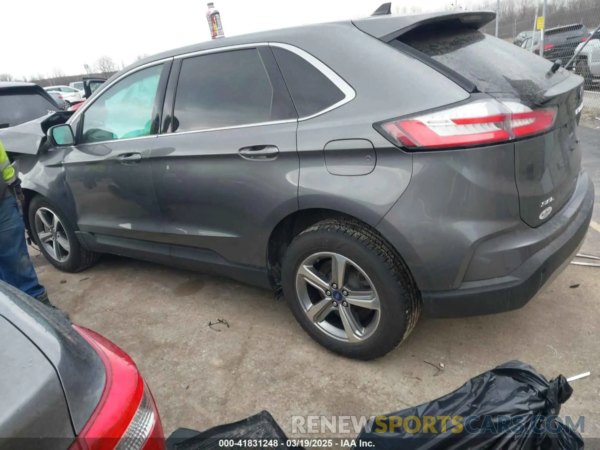 15 fotografías del automóvil dañado 2FMPK4J99MBA20468 FORD EDGE 2021