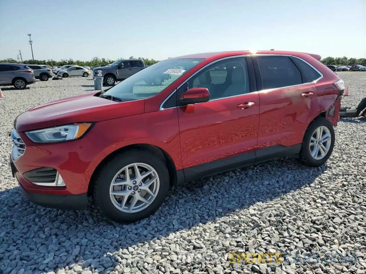 1 fotografías del automóvil dañado 2FMPK4J9XMBA16252 FORD EDGE 2021