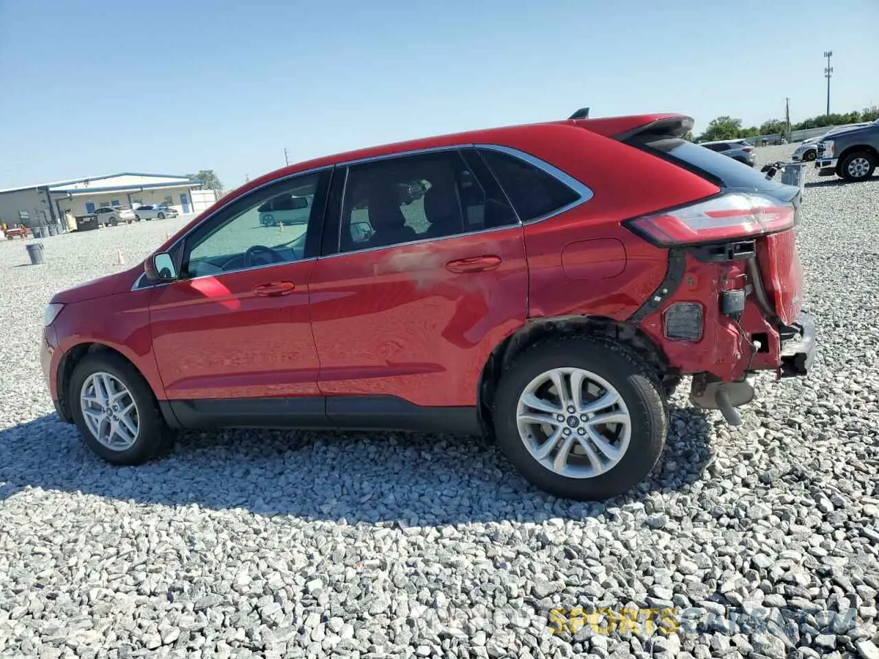2 fotografías del automóvil dañado 2FMPK4J9XMBA16252 FORD EDGE 2021