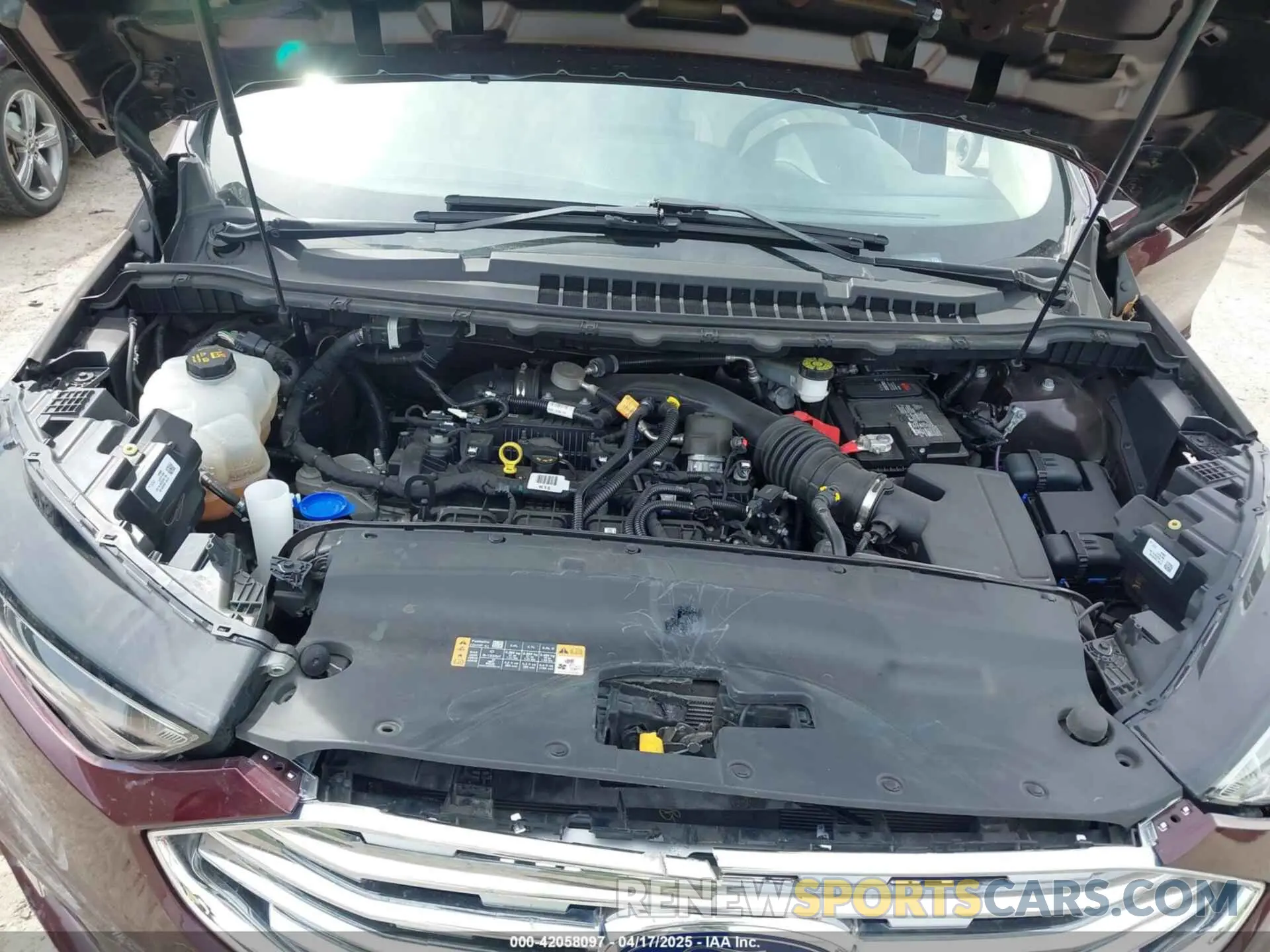 10 fotografías del automóvil dañado 2FMPK4J9XMBA44133 FORD EDGE 2021