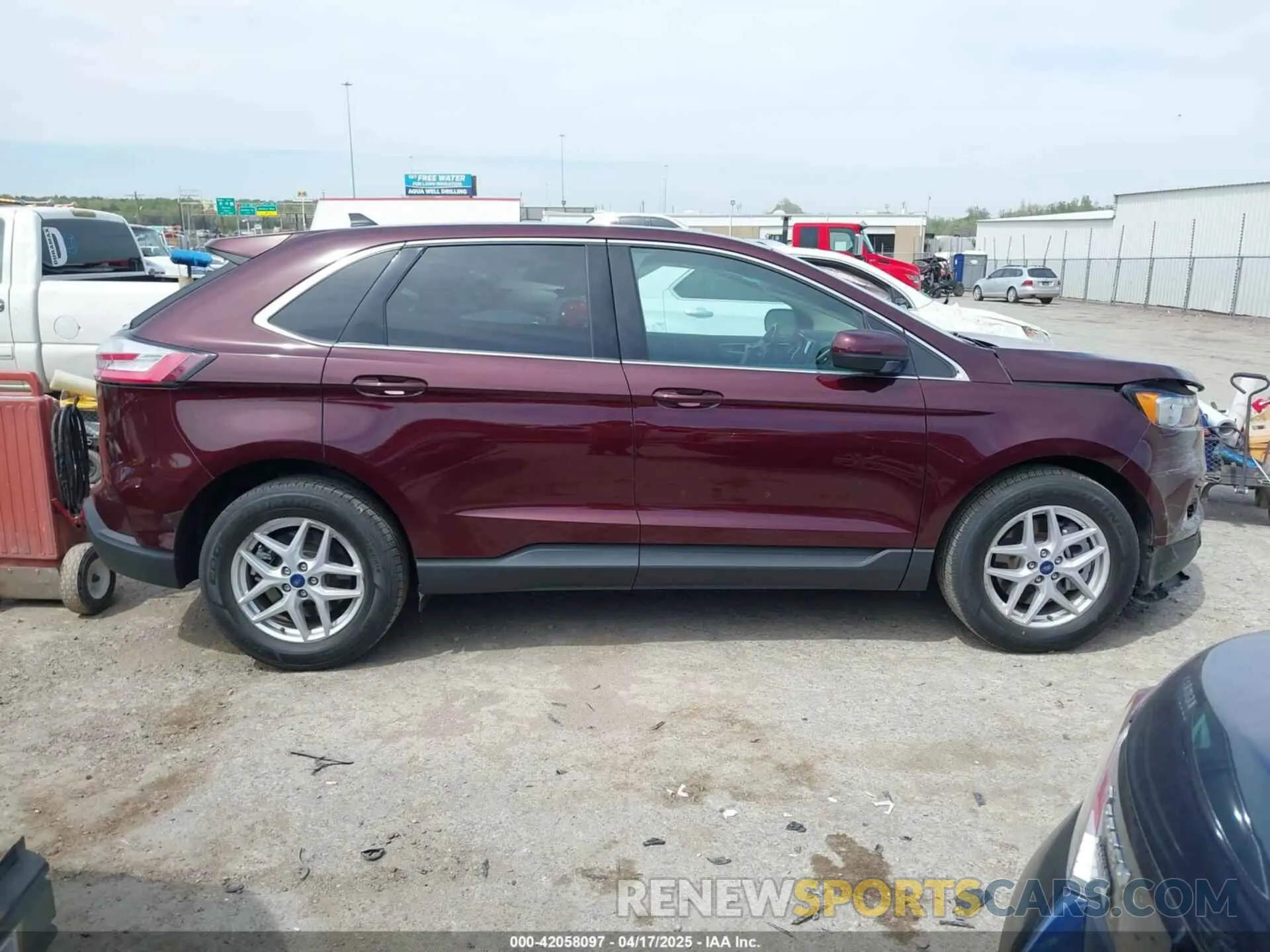 13 fotografías del automóvil dañado 2FMPK4J9XMBA44133 FORD EDGE 2021