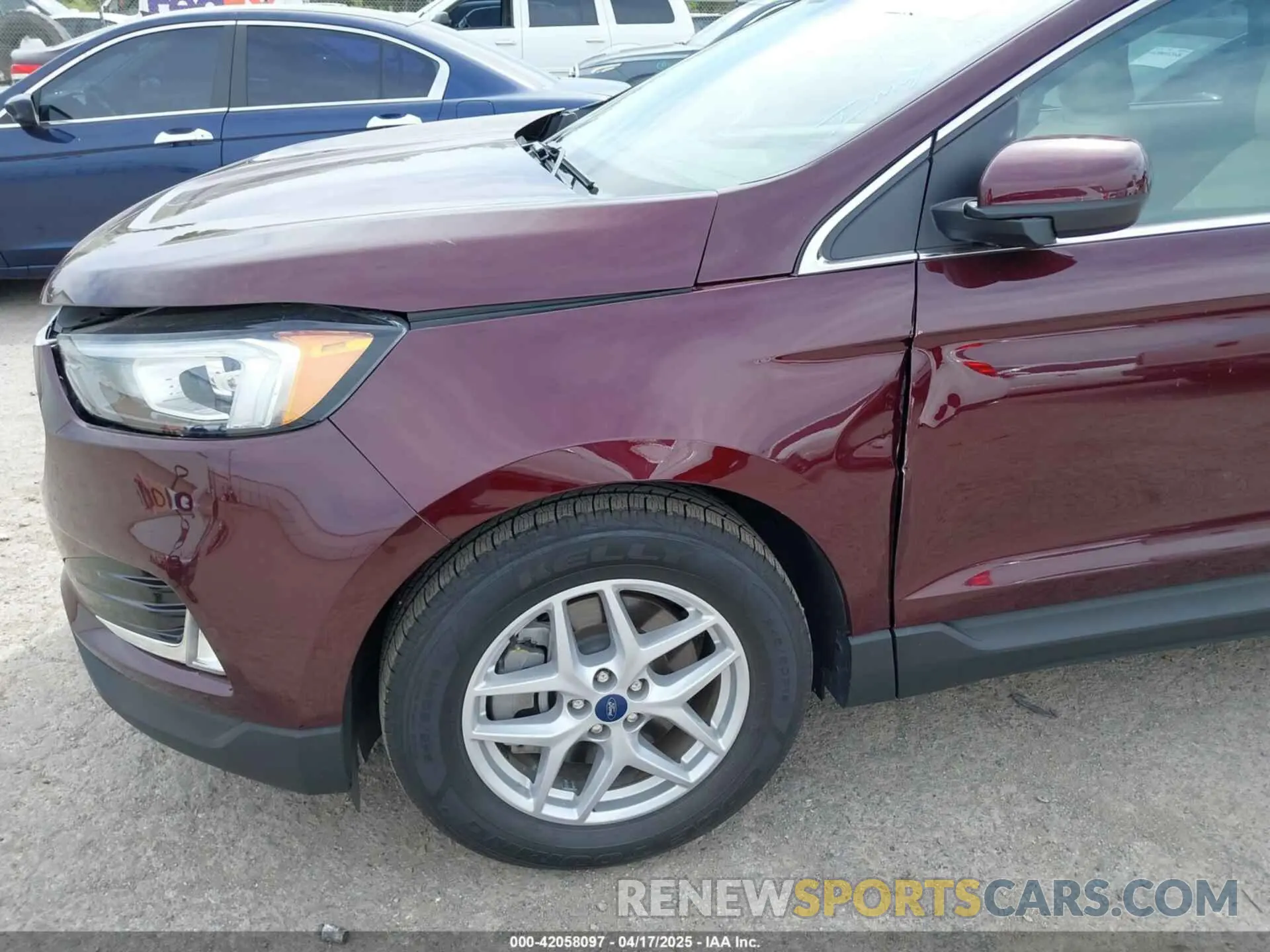 6 fotografías del automóvil dañado 2FMPK4J9XMBA44133 FORD EDGE 2021