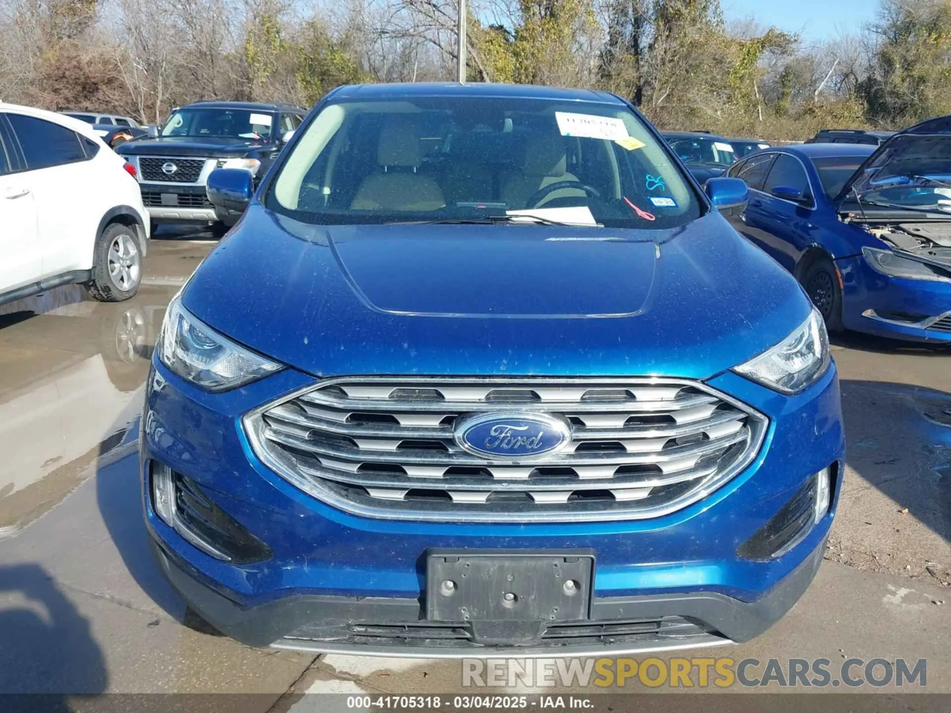 12 fotografías del automóvil dañado 2FMPK4J9XMBA54175 FORD EDGE 2021
