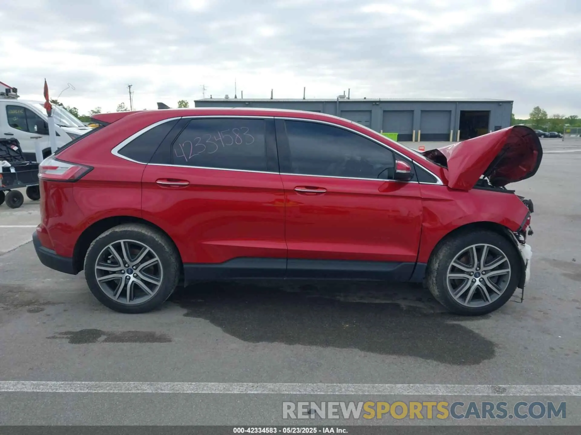 14 fotografías del automóvil dañado 2FMPK4K91MBA16896 FORD EDGE 2021