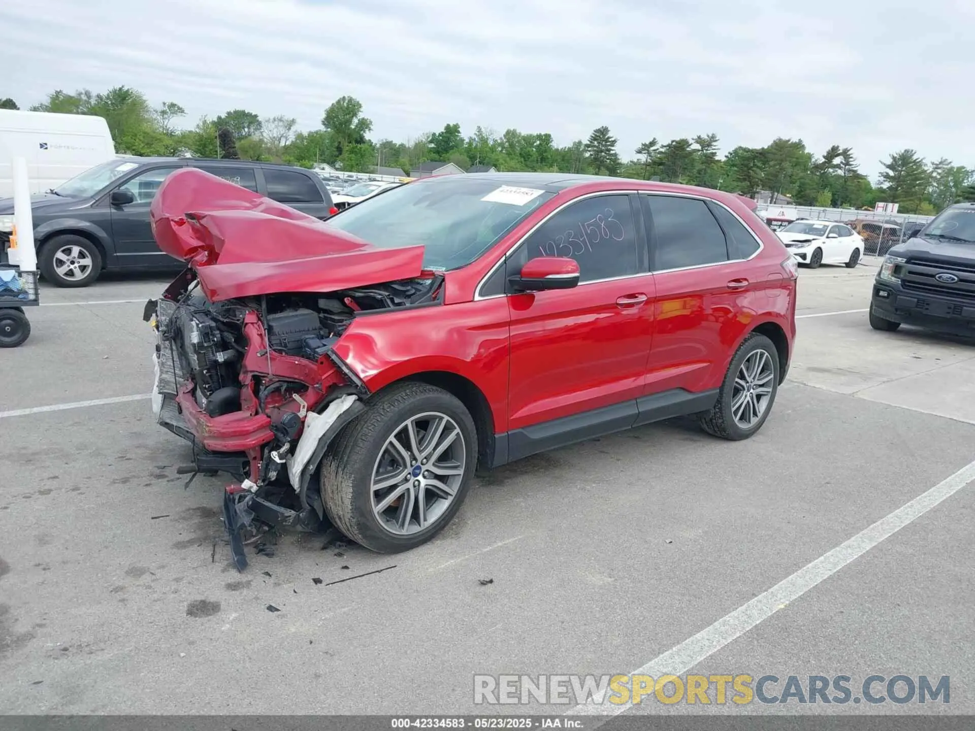 2 fotografías del automóvil dañado 2FMPK4K91MBA16896 FORD EDGE 2021