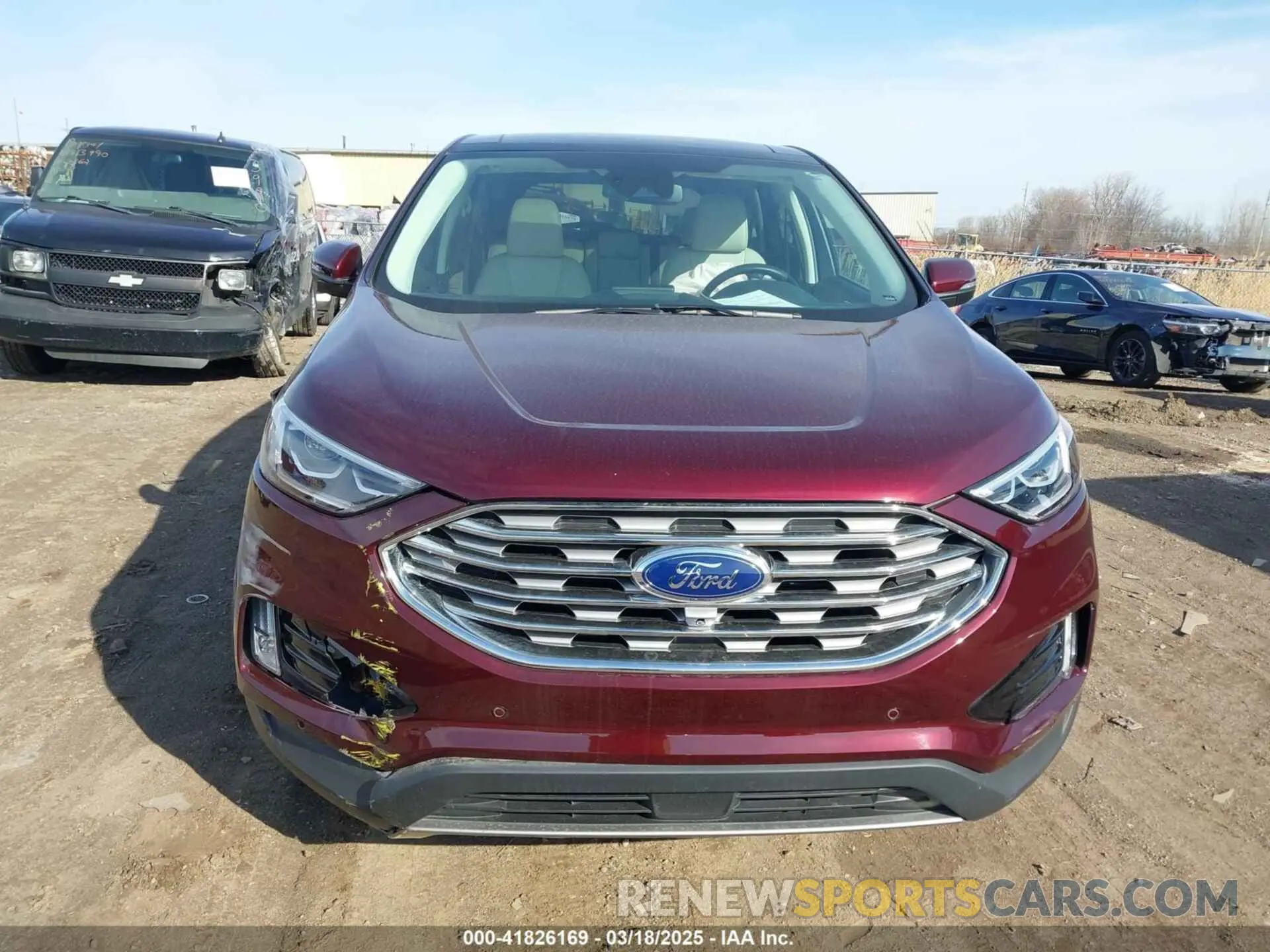 12 fotografías del automóvil dañado 2FMPK4K93MBA44120 FORD EDGE 2021