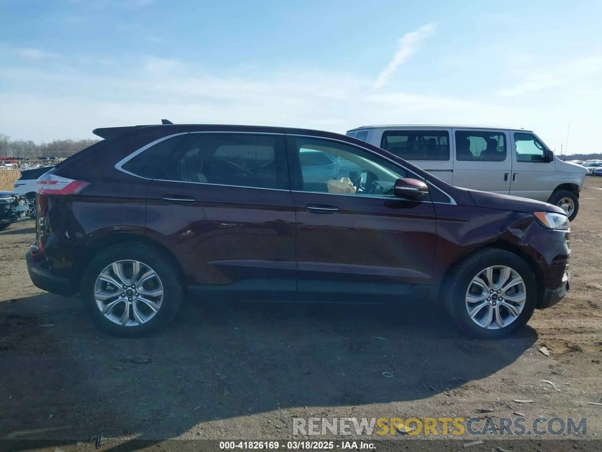 13 fotografías del automóvil dañado 2FMPK4K93MBA44120 FORD EDGE 2021