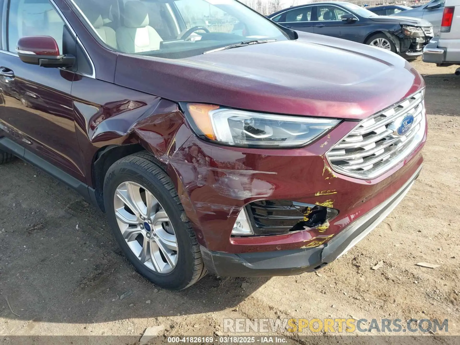 6 fotografías del automóvil dañado 2FMPK4K93MBA44120 FORD EDGE 2021
