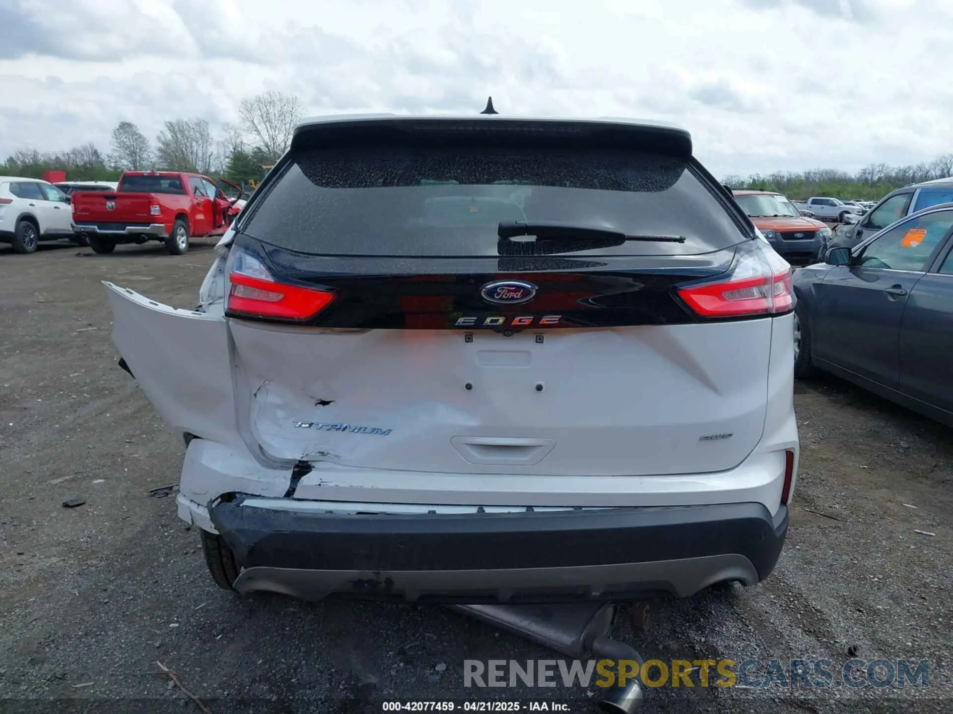 16 fotografías del automóvil dañado 2FMPK4K95MBA13998 FORD EDGE 2021