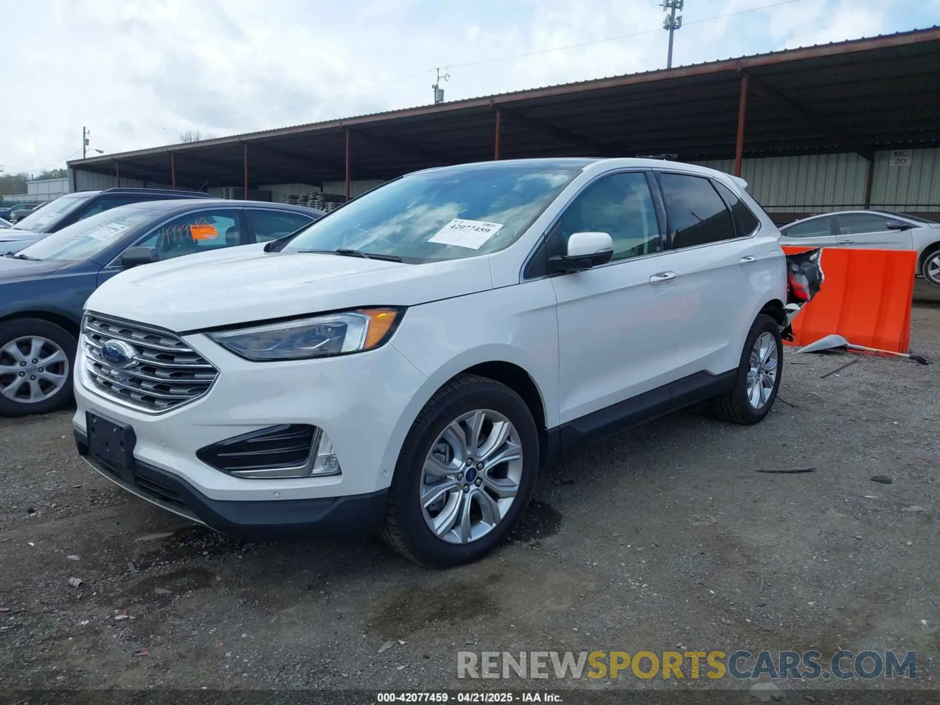 2 fotografías del automóvil dañado 2FMPK4K95MBA13998 FORD EDGE 2021