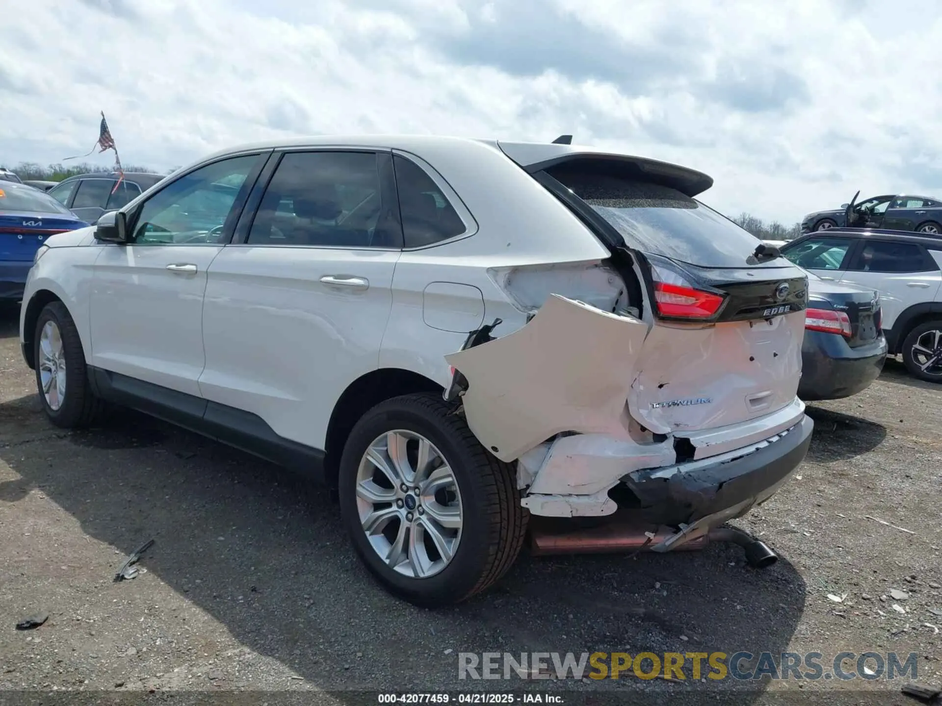 3 fotografías del automóvil dañado 2FMPK4K95MBA13998 FORD EDGE 2021