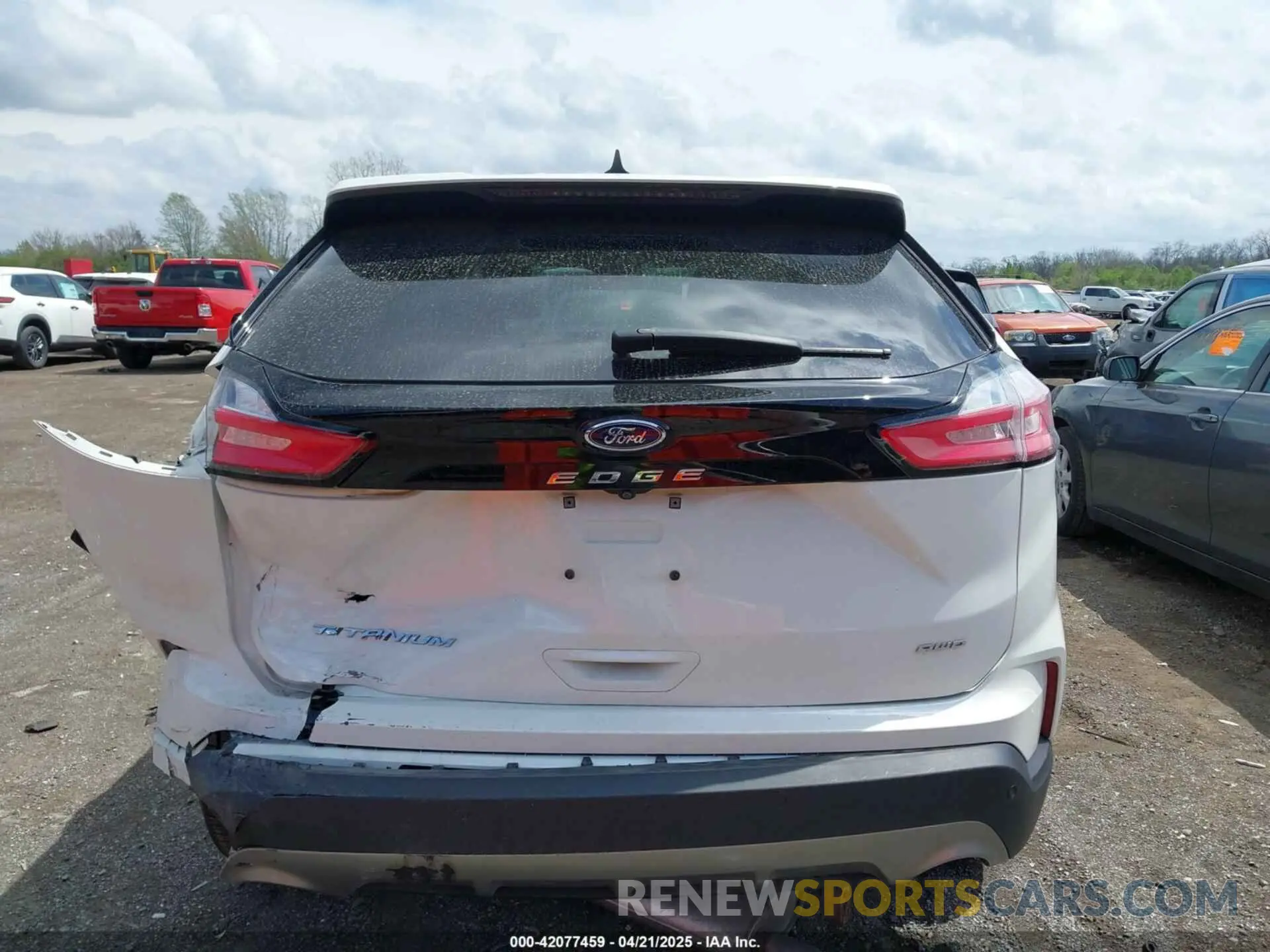 6 fotografías del automóvil dañado 2FMPK4K95MBA13998 FORD EDGE 2021