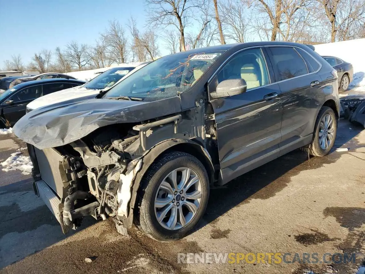 1 fotografías del automóvil dañado 2FMPK4K98MBA60605 FORD EDGE 2021