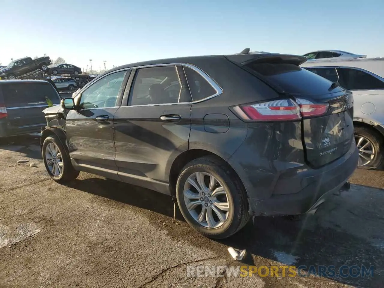 2 fotografías del automóvil dañado 2FMPK4K98MBA60605 FORD EDGE 2021