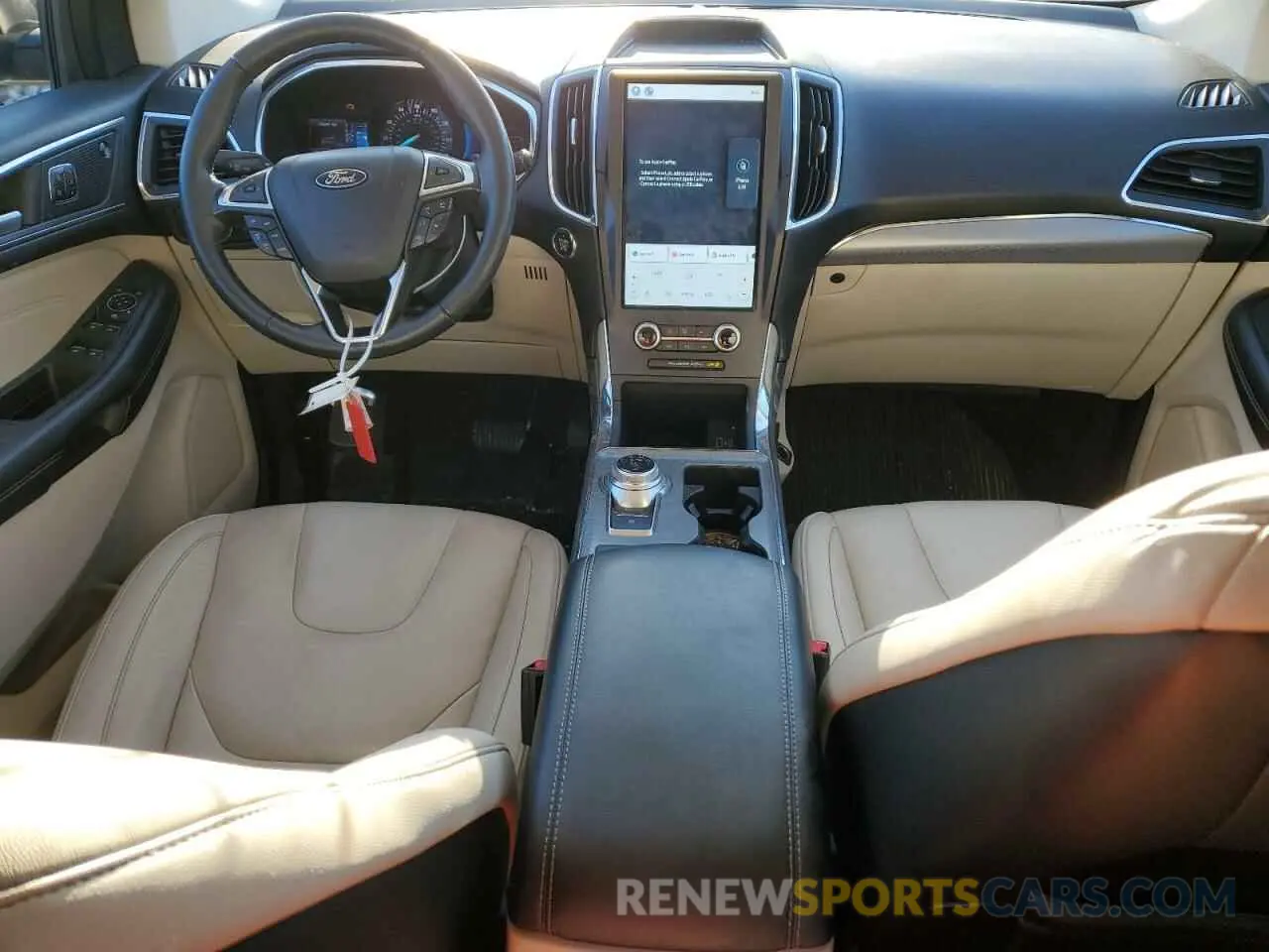 8 fotografías del automóvil dañado 2FMPK4K98MBA60605 FORD EDGE 2021