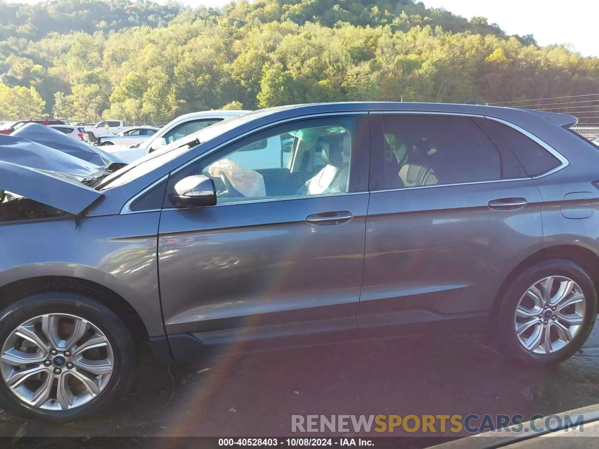 15 fotografías del automóvil dañado 2FMPK4K99MBA13311 FORD EDGE 2021