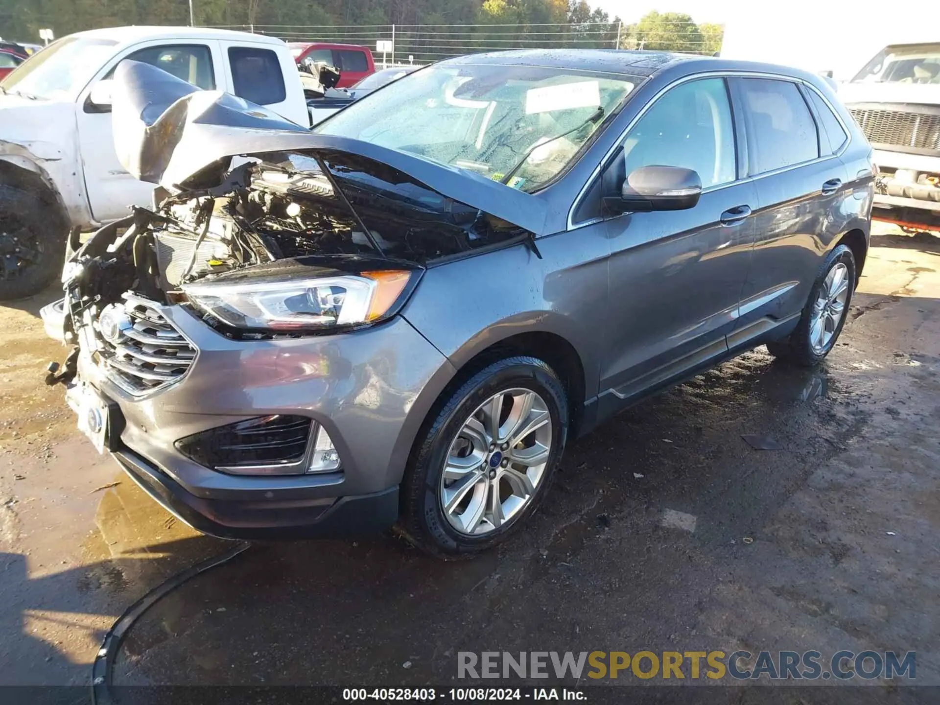 2 fotografías del automóvil dañado 2FMPK4K99MBA13311 FORD EDGE 2021